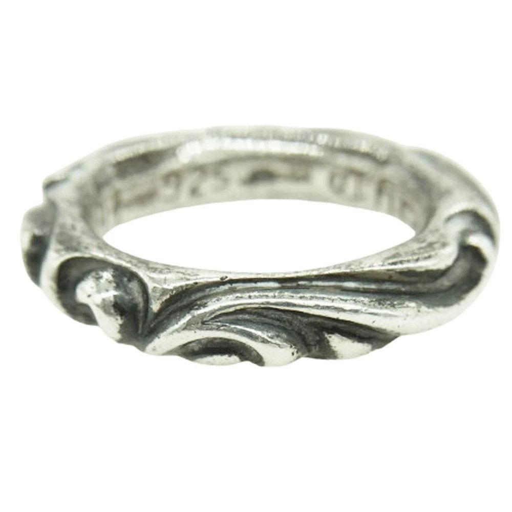Chrome Hearts US 6.5 CHROME HEARTS SCROLL BAND RING SILVER Size ONE SIZE - 2 Thumbnail