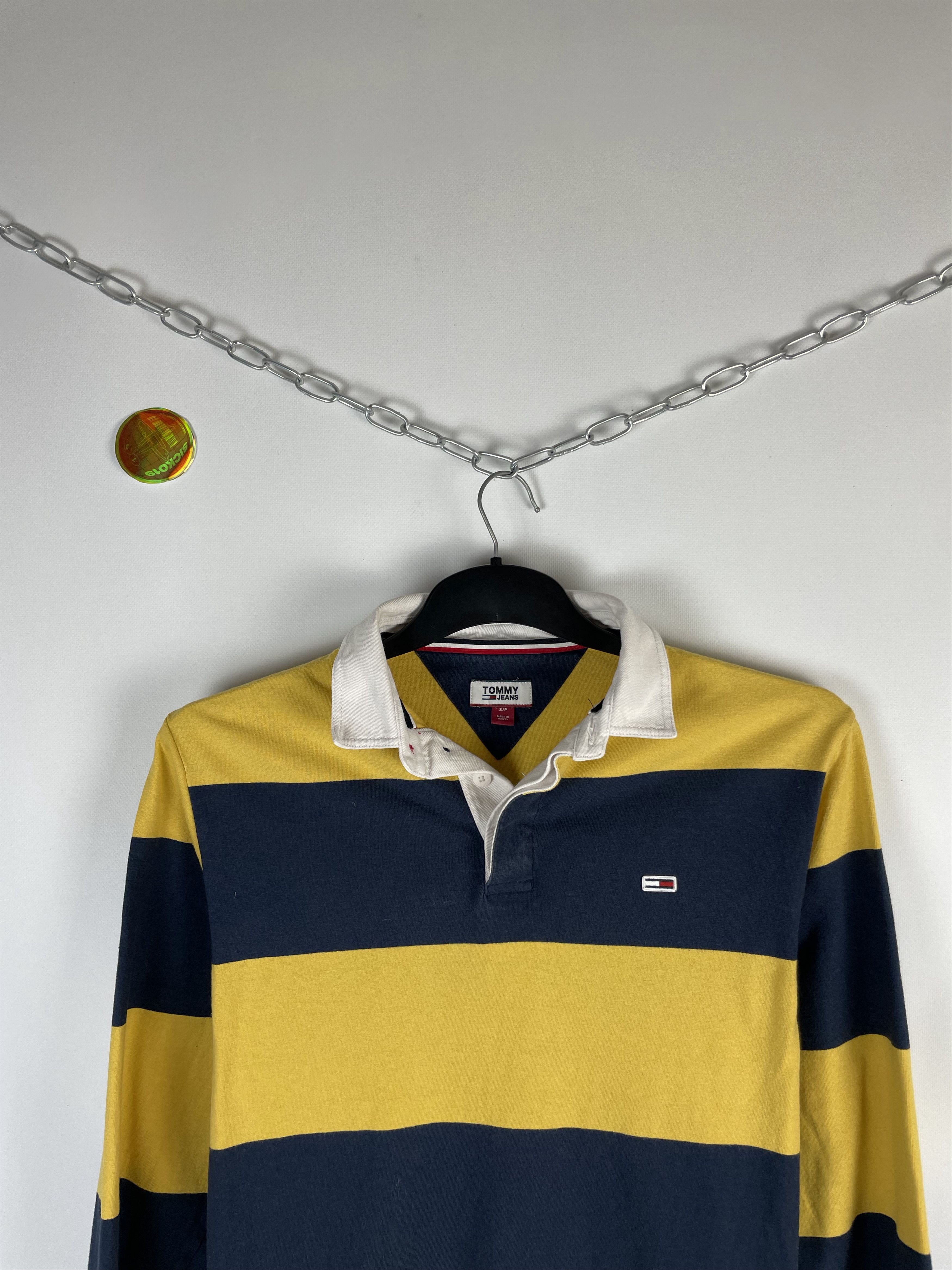 Tommy Hilfiger × Vintage Vintage Tommy Hilfiger Rugby Long Sleeve 90s Size US S / EU 44-46 / 1 - 3 Thumbnail