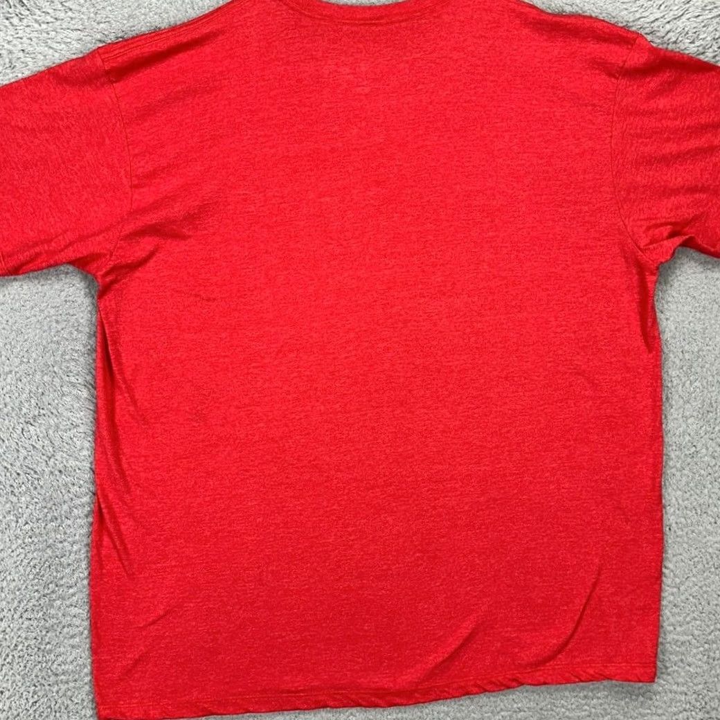 Vintage Detroit Red Wings T-Shirt Mens 2XL Red Short Sleeve Tee Logo NHL Old Time Hockey Size US XXL / EU 58 / 5 - 3 Thumbnail