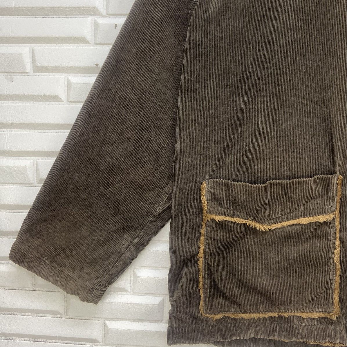 Japanese Brand Jeaning Garage Corduroy Sherpa Heavy Coat Size US XL / EU 56 / 4 - 6 Thumbnail