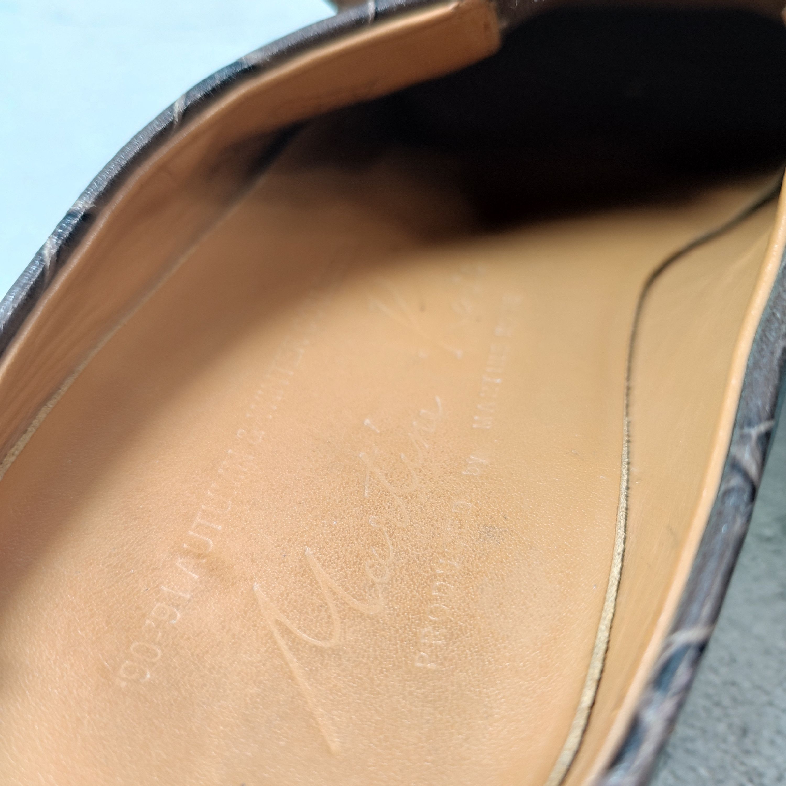 Martine Rose Martine Rose square toe croc leather / Cuban chain Mules Size US 7 / IT 37 - 16 Thumbnail