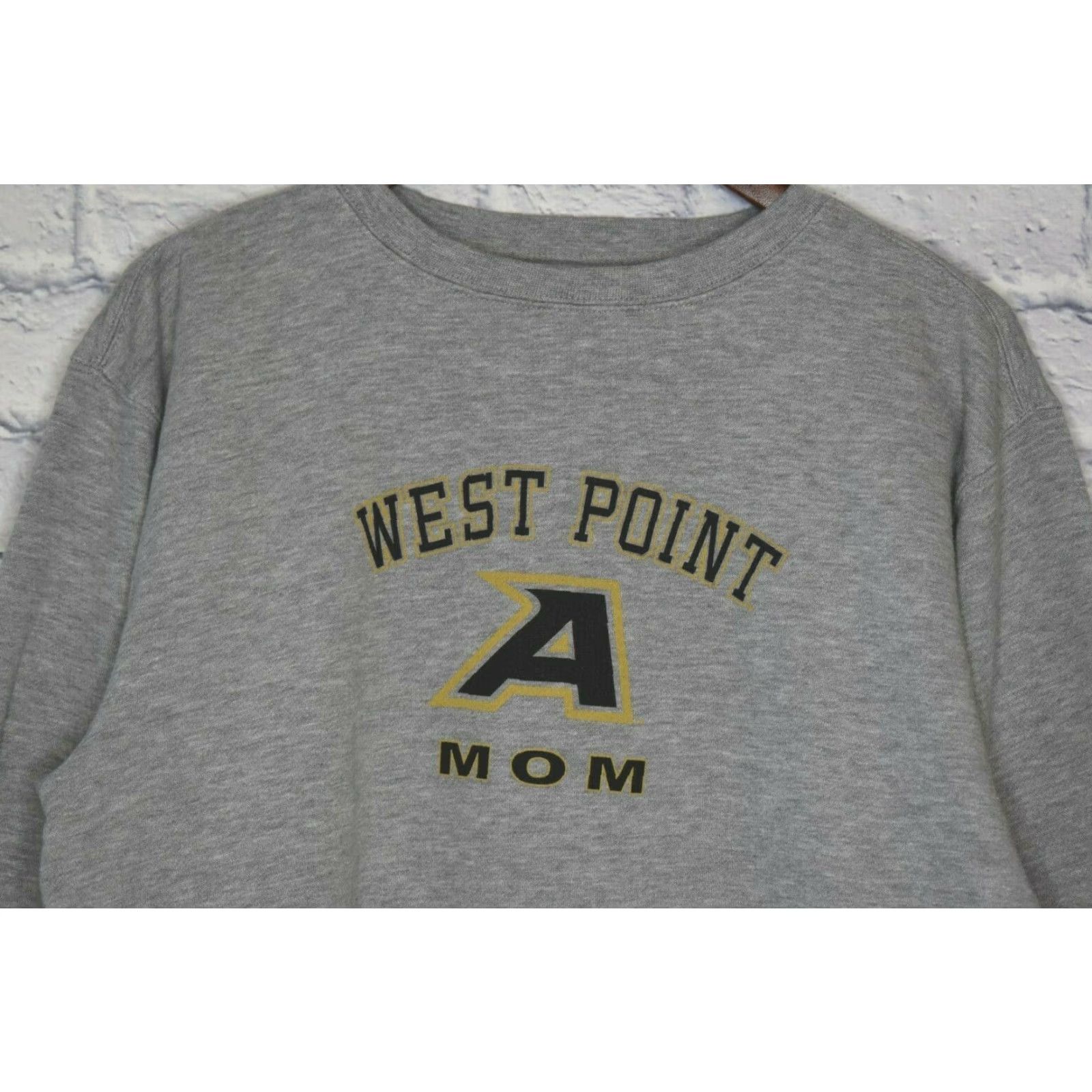 Jansport VINTAGE Jansport West Point Mom Sweatshirt Pullover Size Medium Gray Size M / US 6-8 / IT 42-44 - 3 Thumbnail