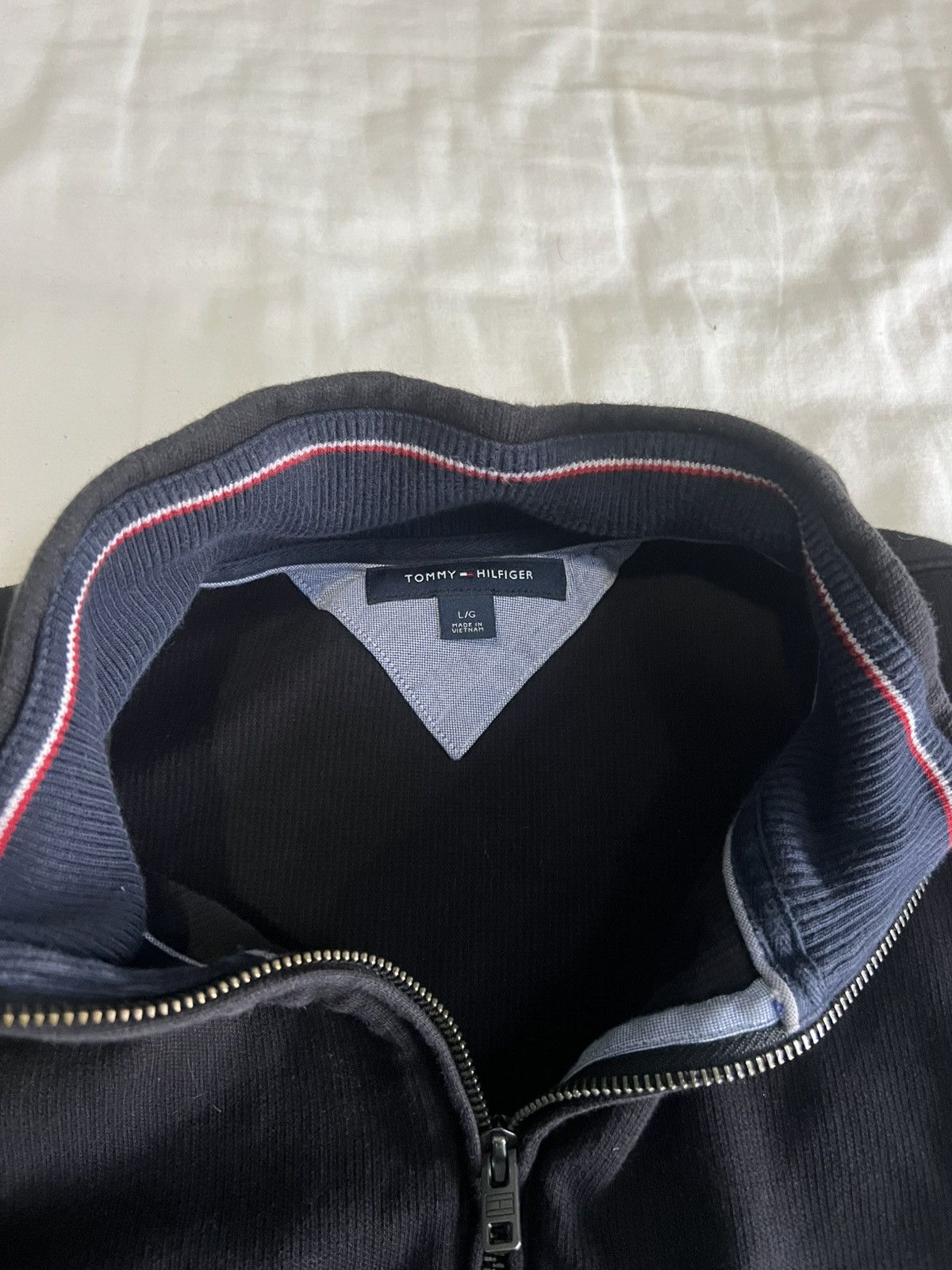 Tommy Hilfiger Tommy Hilfiger Quarter Zip Up Size US L / EU 52-54 / 3 - 3 Thumbnail
