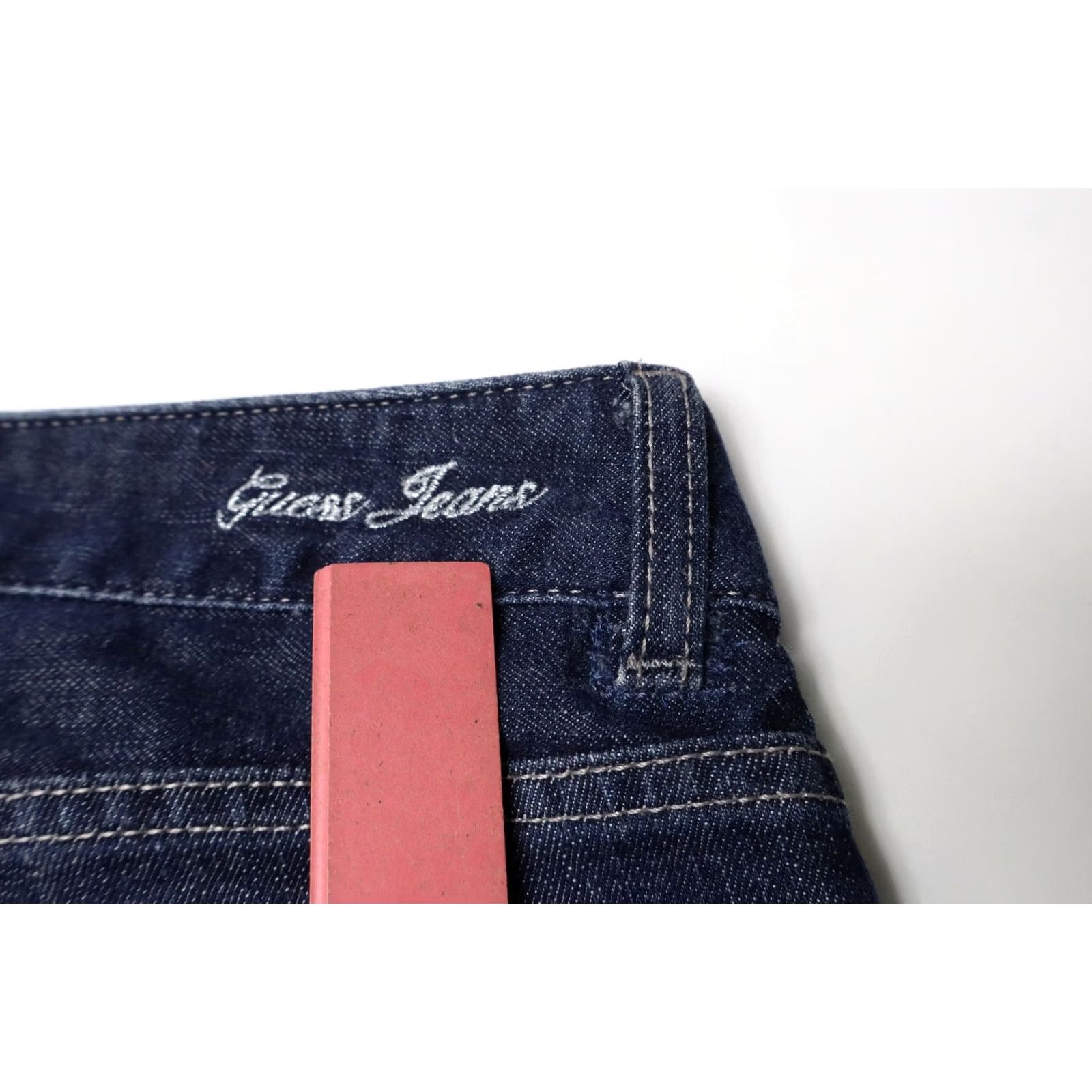Guess GUESS Daredevil Skinny Leg Jeans Women's W28 Zip Fly Blue Low Waist Jeans Skinny Women W28 Blue Zipper ACCENTS Size 28" / US 6 / IT 42 - 8 Thumbnail