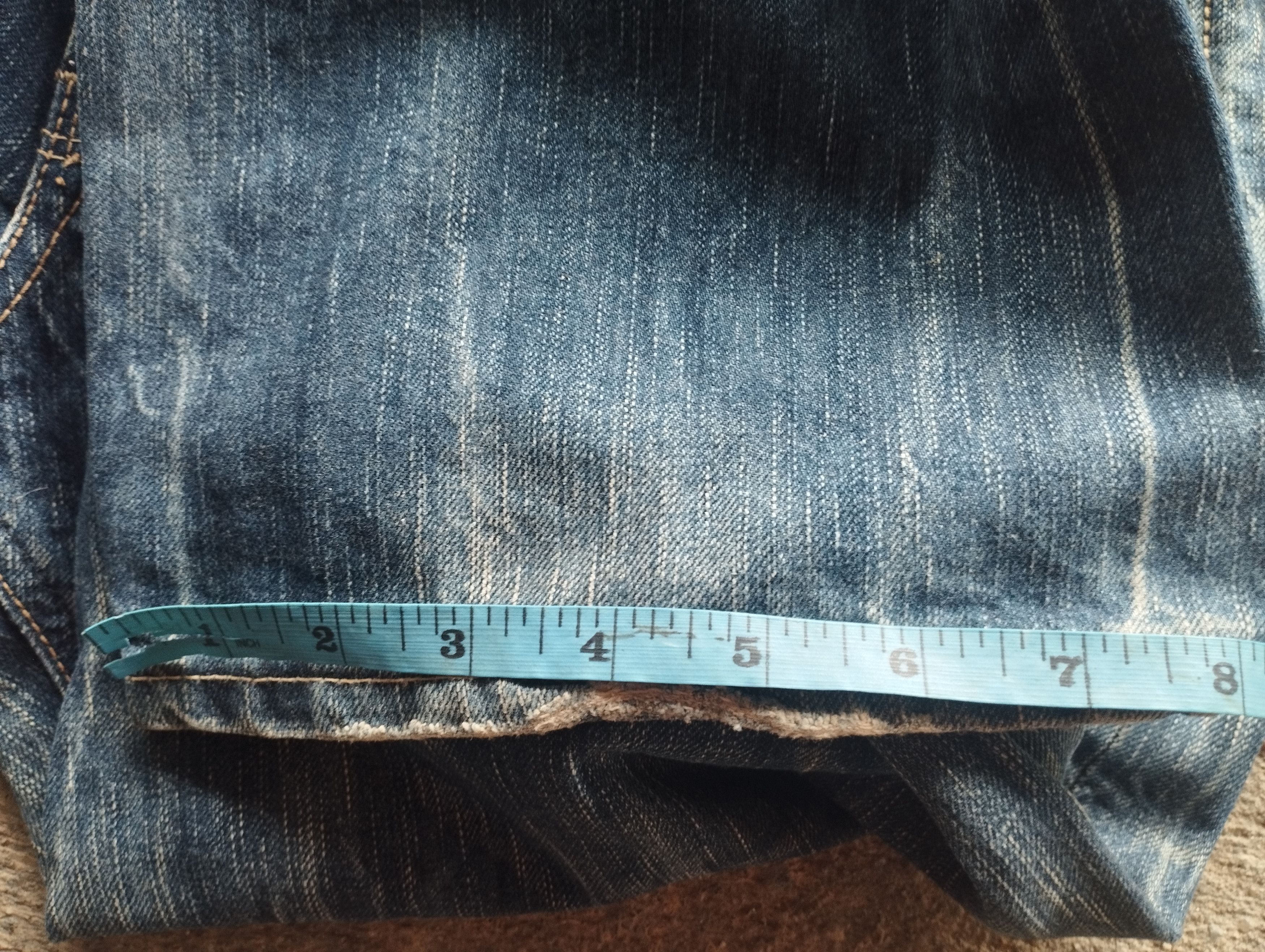If Six Was Nine × Le Grande Bleu (L.G.B.) Edwin 503 Blue Trip Size US 34 / EU 50 - 10 Thumbnail