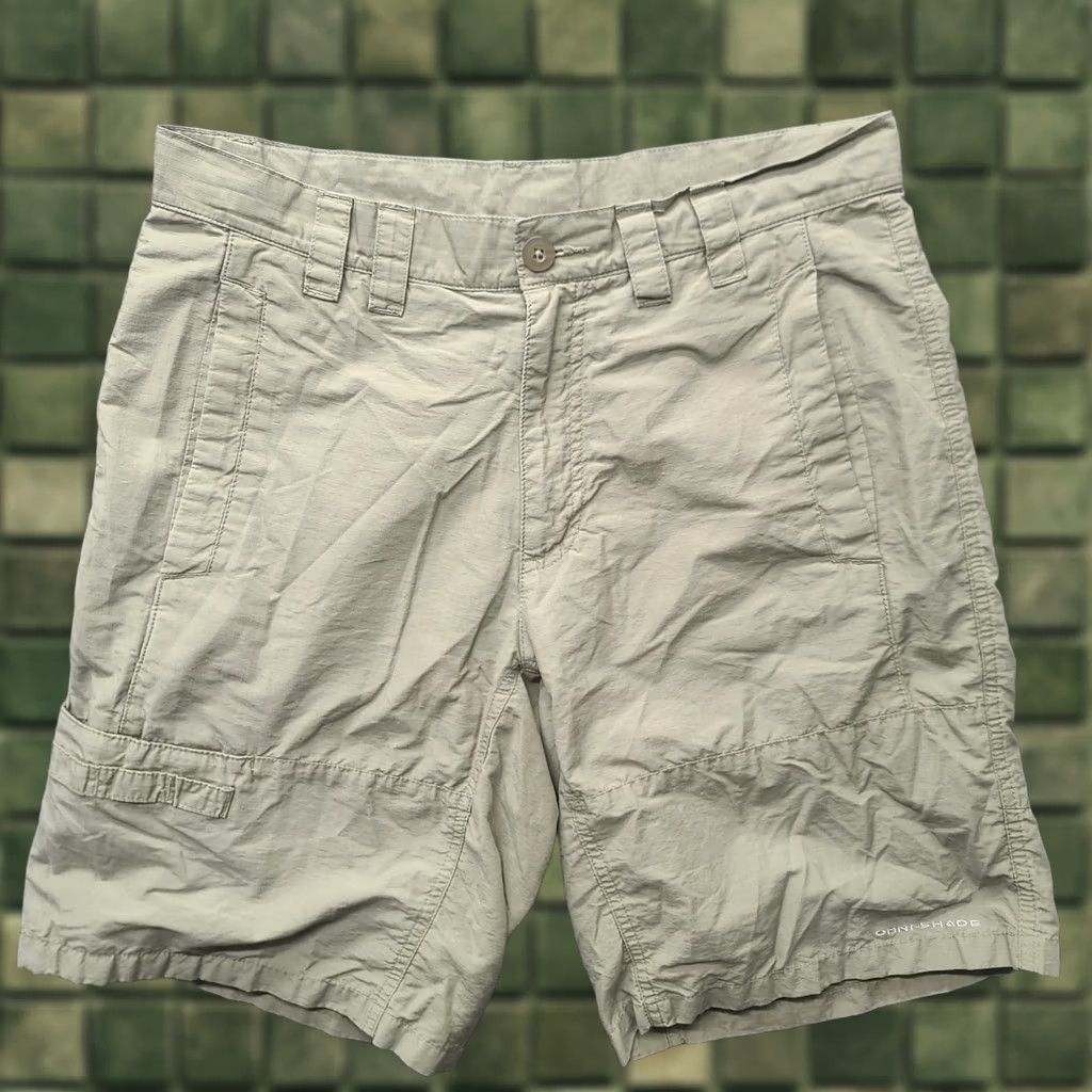 Vintage Columbia PFG Shorts Mens 32 Bahama II Regular Cargo Fishing Hiking Outdoors Green Cotton Nylon Polyester Canvas UlV 10in Inseam Size US 32 / EU 48 - 1 Thumbnail