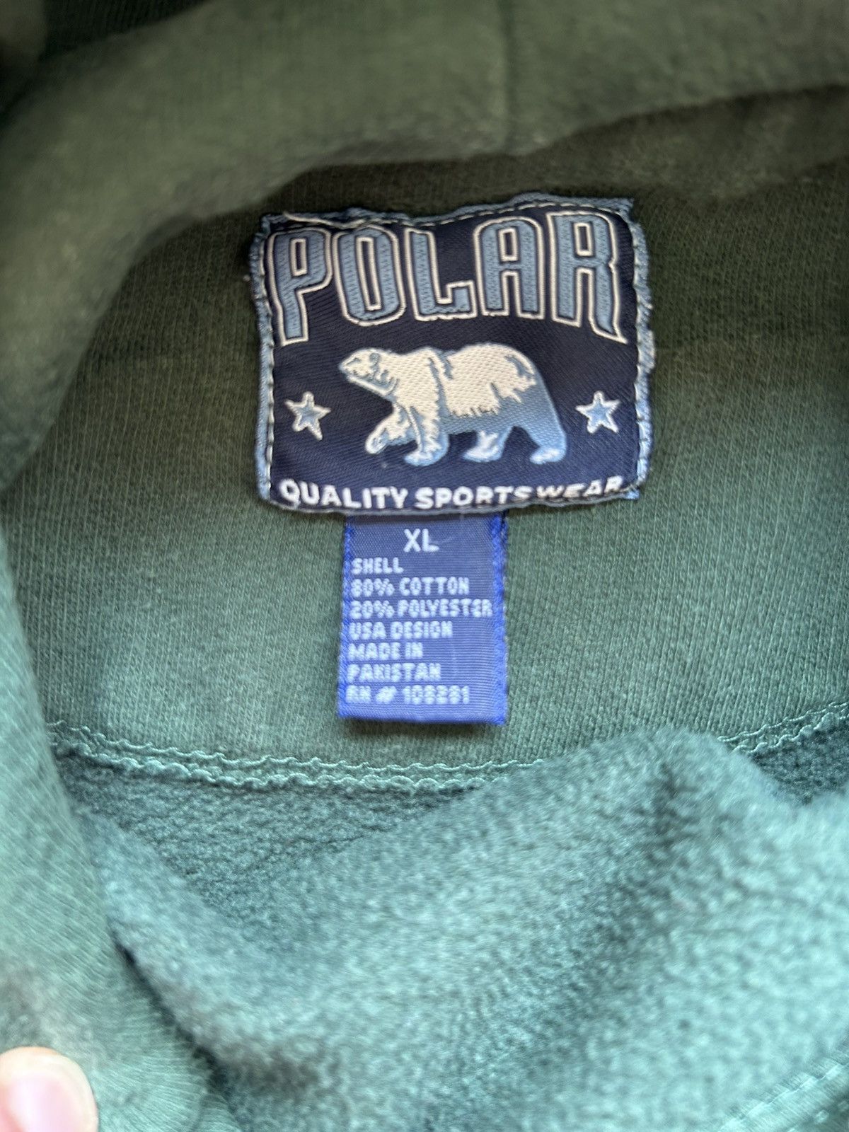 Polartec Vintage 90s/Y2K Alaska Uni Sweatshirt Size US XL / EU 56 / 4 - 4 Thumbnail