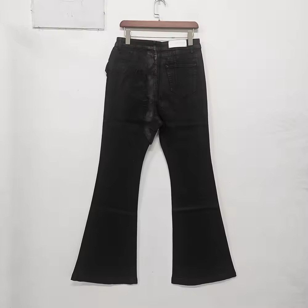 Japanese Brand Streetwear Wax Leather Flare Pants Size US 33 - 3 Thumbnail