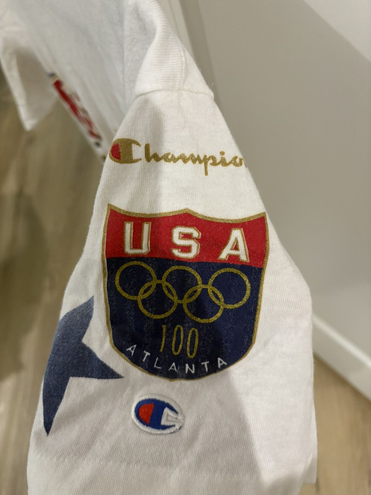 Champion 1996 Atlanta Olympics t shirt Size US M / EU 48-50 / 2 - 2 Thumbnail