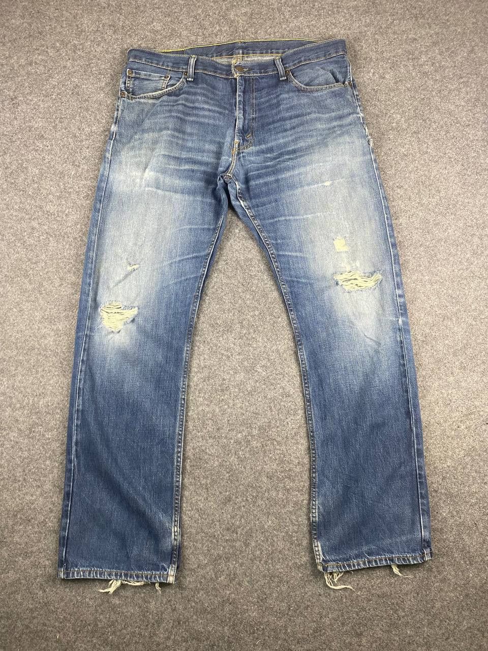 Levi's vintage levis 514 straight fit distressed denim Size US 39 - 8 Thumbnail