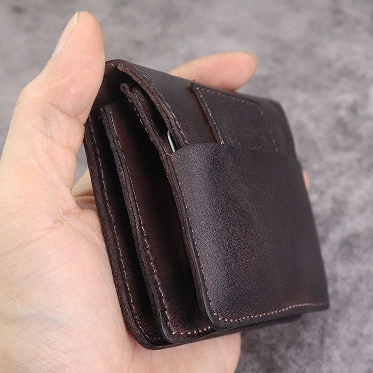 Japanese Brand × Leather Mini Flap Coin Wallet Size ONE SIZE - 3 Thumbnail