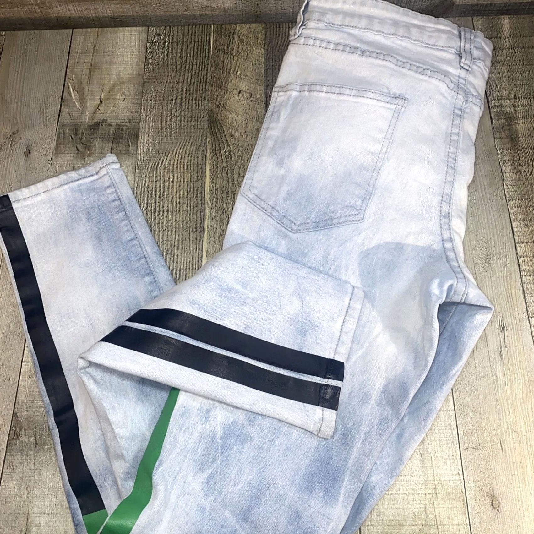 Vintage Rue21 Jeans Men 30x30 Blue Skinny Denim Regular Size 30 Mens Jeans Blue 30 Inseam 30 Size US 30 / EU 46 - 3 Thumbnail