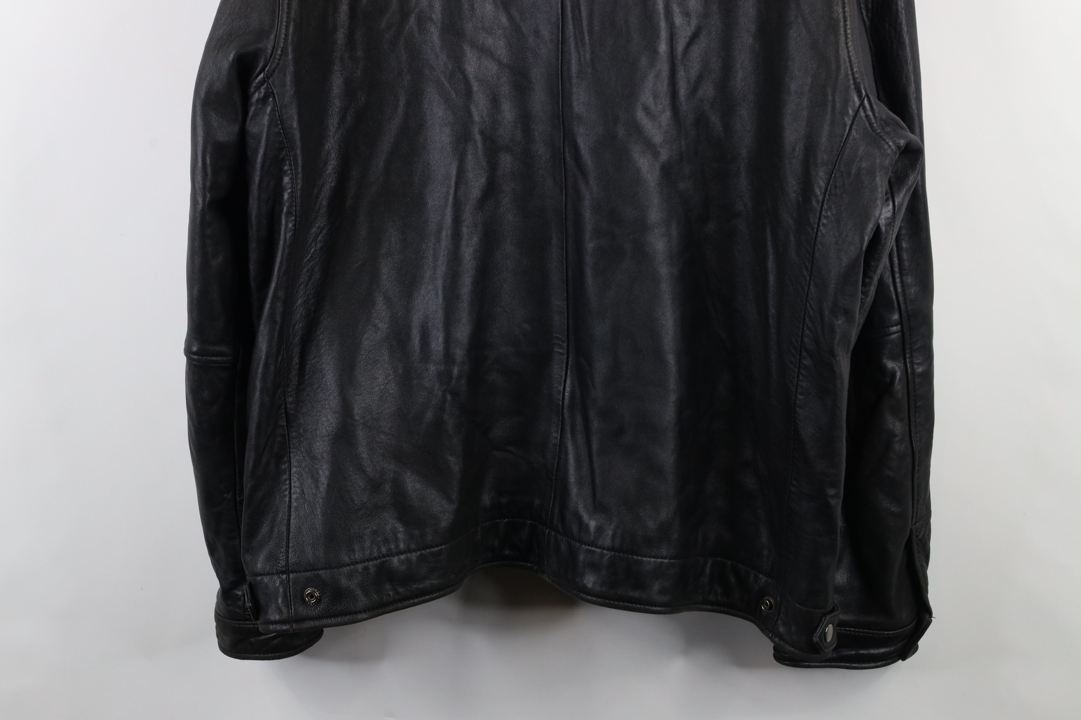 Vintage Vintage 90s Streetwear Quilted Soft Leather Bomber Jacket Size US XXL / EU 58 / 5 - 15 Thumbnail