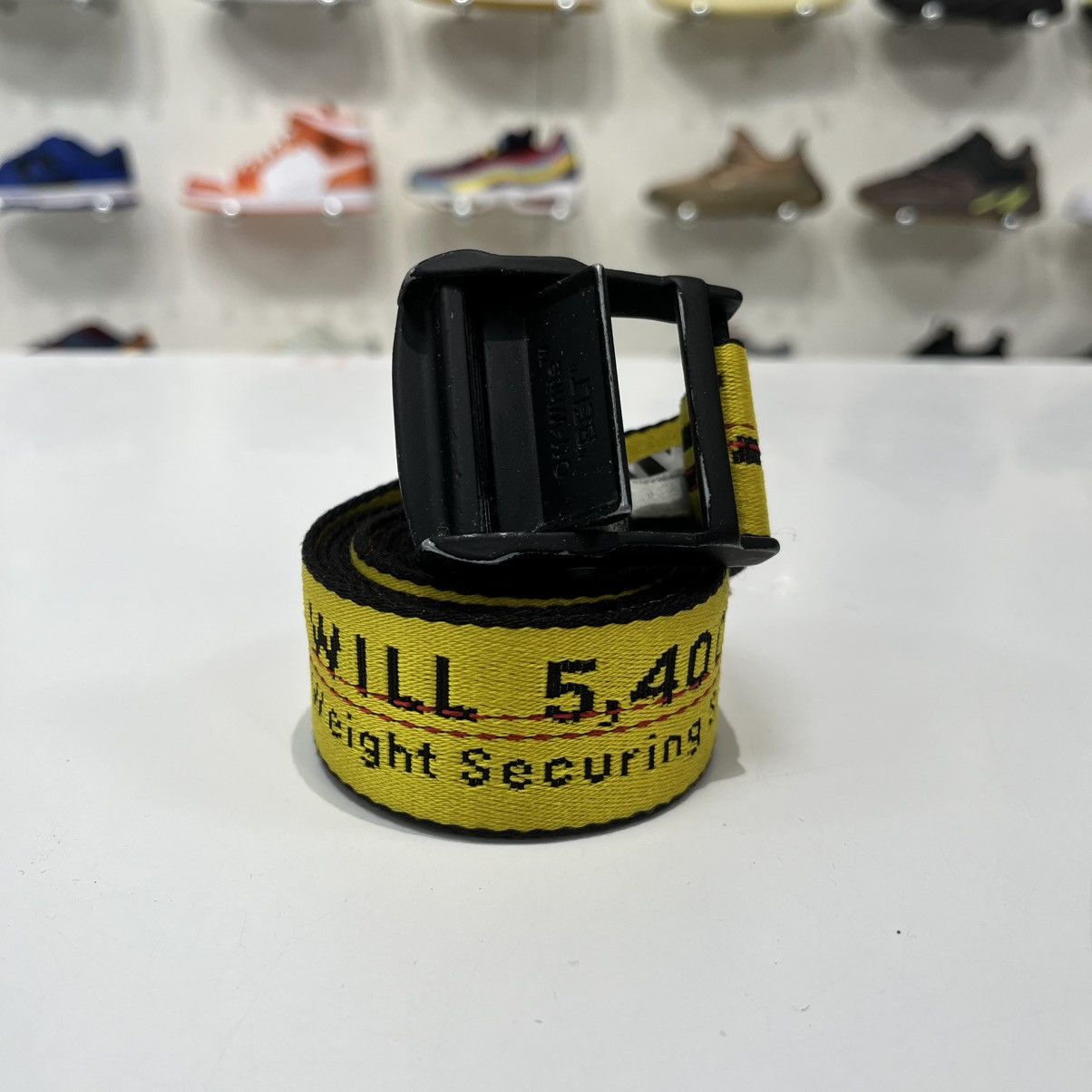 Off-White Off-White Industrial Belt Yellow/Black | Grailed