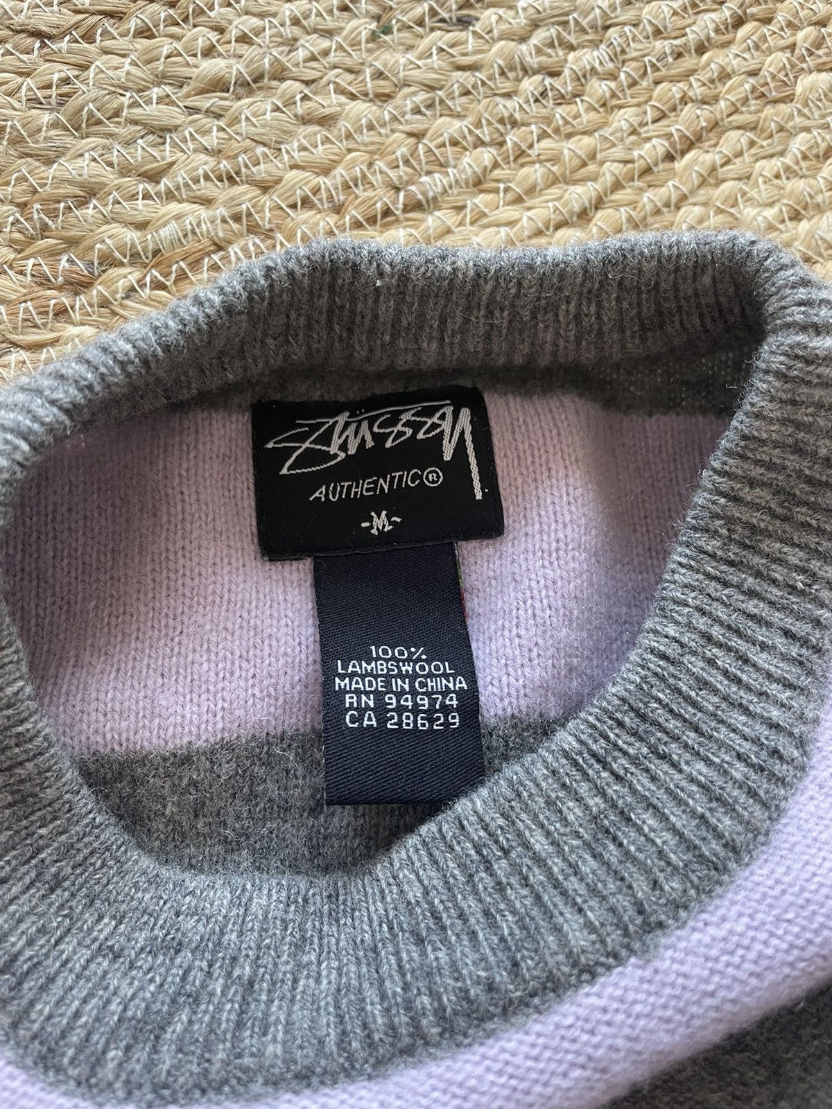 Stussy Wool Stussy sweater, size M Size US M / EU 48-50 / 2 - 2 Thumbnail