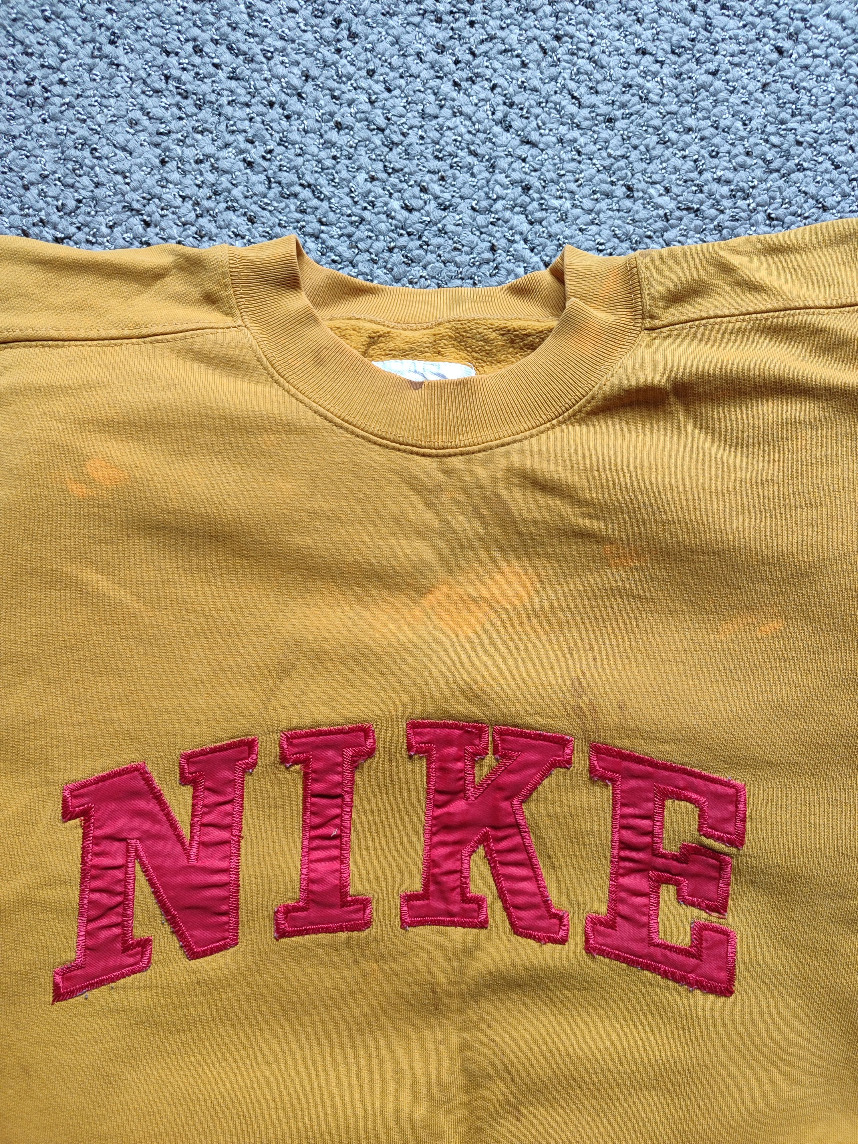 Nike × Nike ACG × Vintage Vintage 90s Nike Sweatshirt Swoosh Nike Distressed Sweater Size US L / EU 52-54 / 3 - 8 Thumbnail