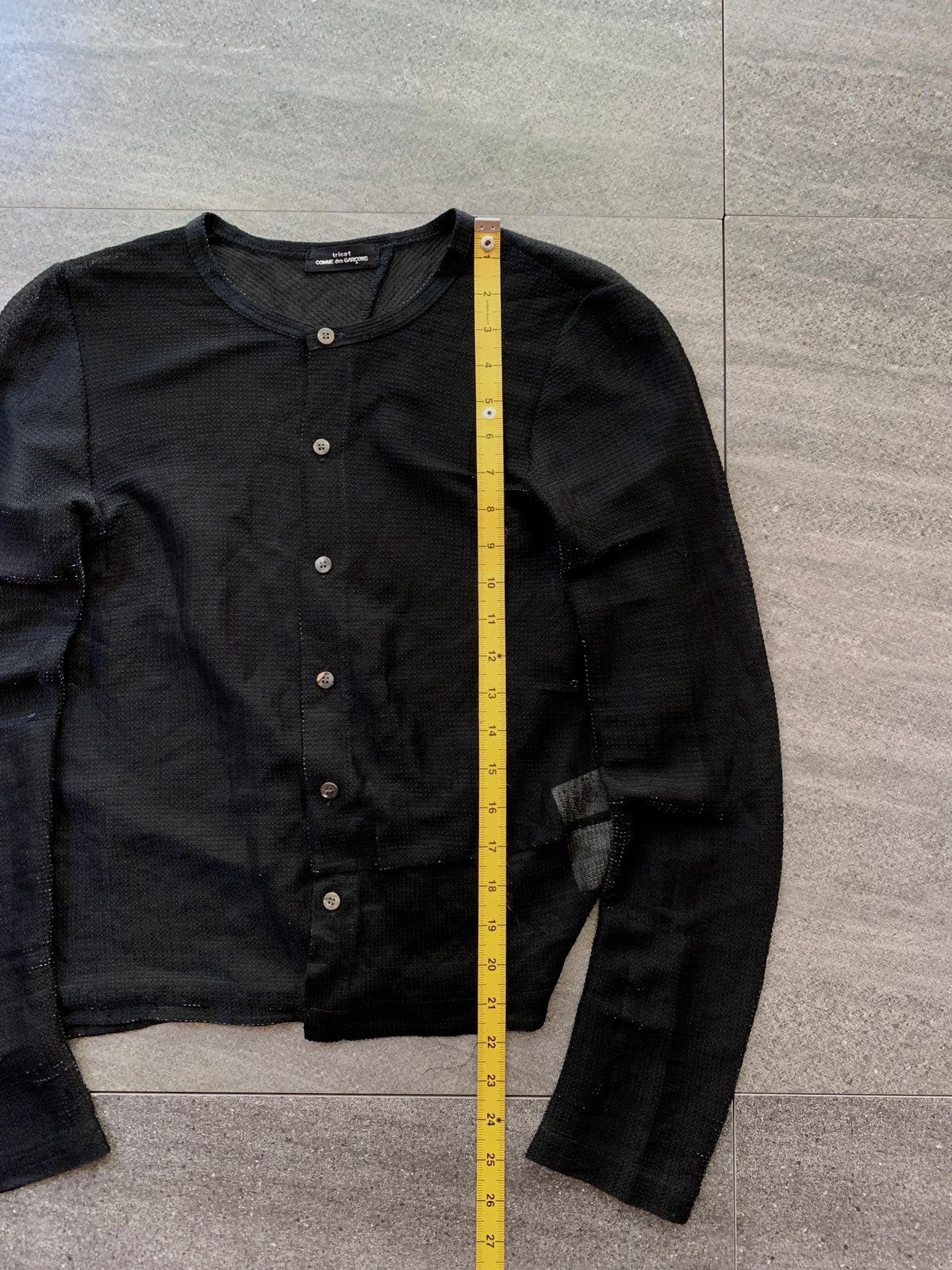 Comme des Garcons FREE TAX! Tricot Textured Polyester Cardigan Jacket Size US S / EU 44-46 / 1 - 13 Thumbnail