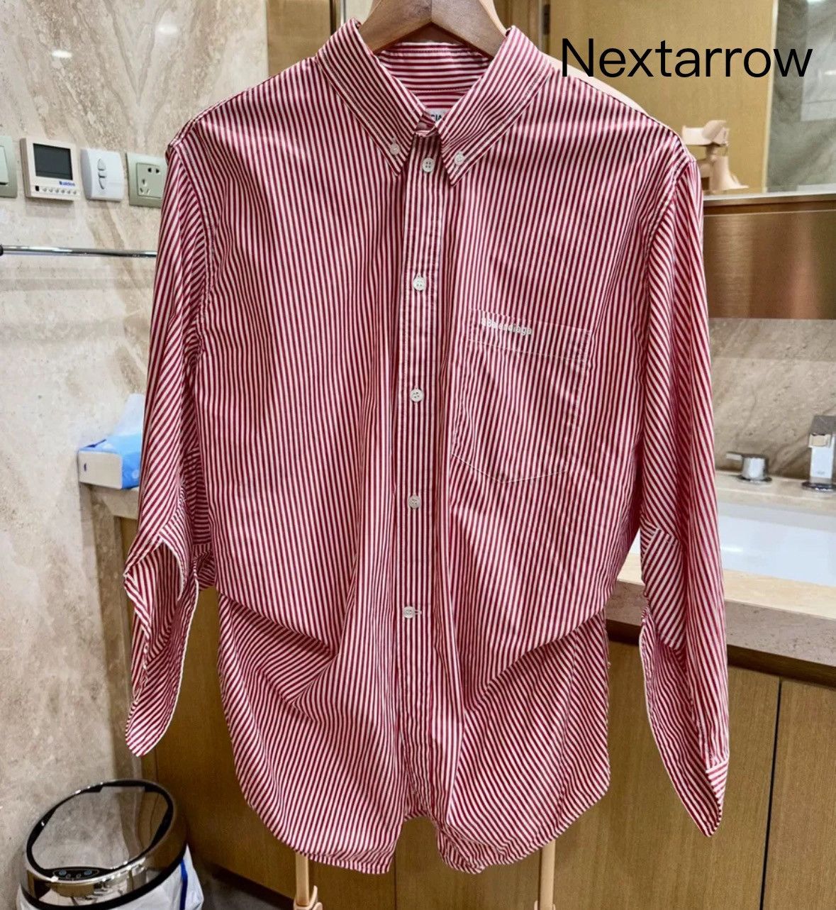 Balenciaga Balenciaga deconstruct striped shirt Size US S / EU 44-46 / 1 - 1 Thumbnail