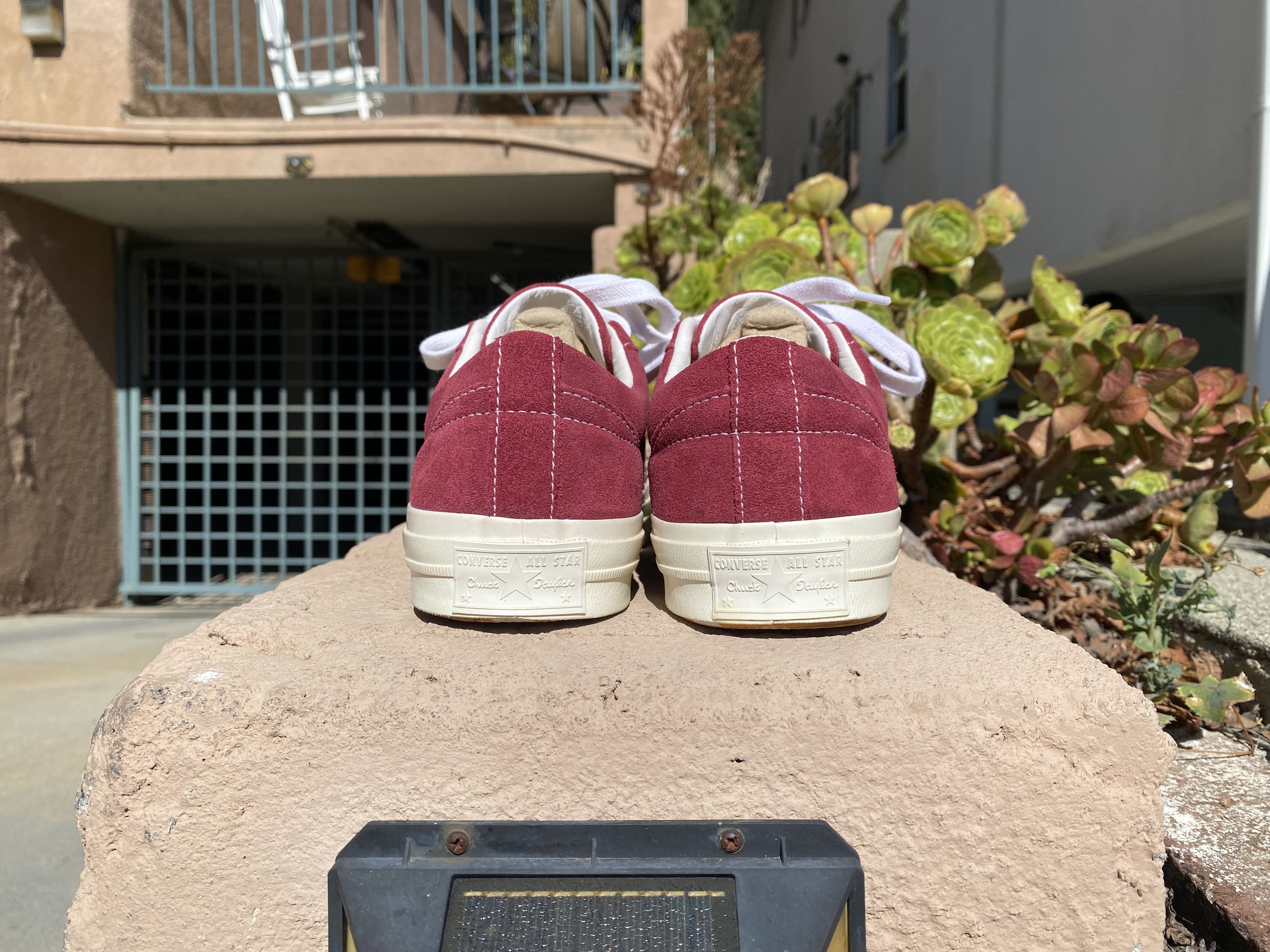 Converse × Golf le Fleur Converse x Golf Le Fleur One Star Ox ‘Mono Red’ Size US 8.5 / EU 41-42 - 4 Thumbnail