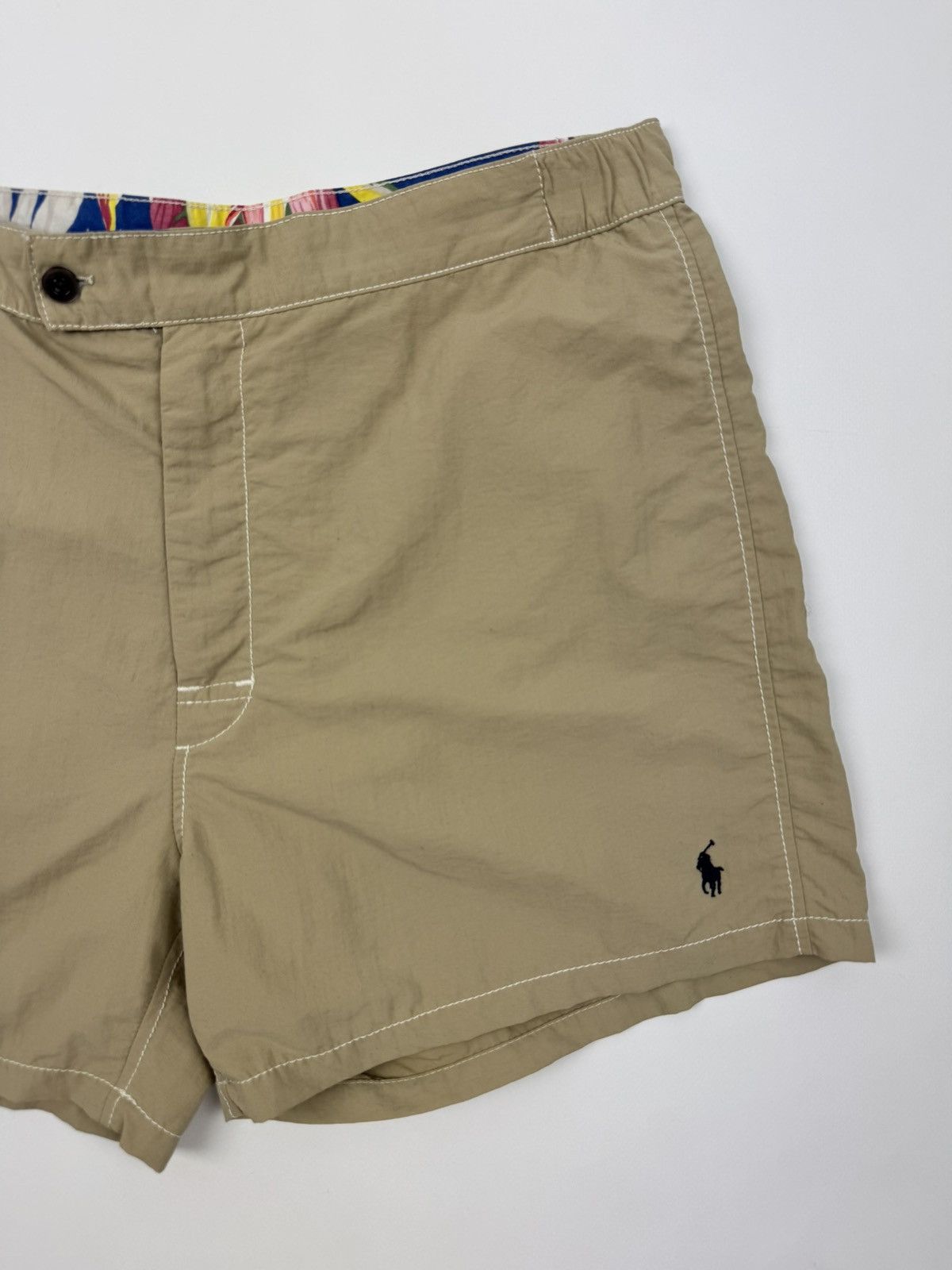 Polo Ralph Lauren 1990’s Vintage Polo Ralph Lauren Swim Shorts Size US 32 / EU 48 - 2 Thumbnail