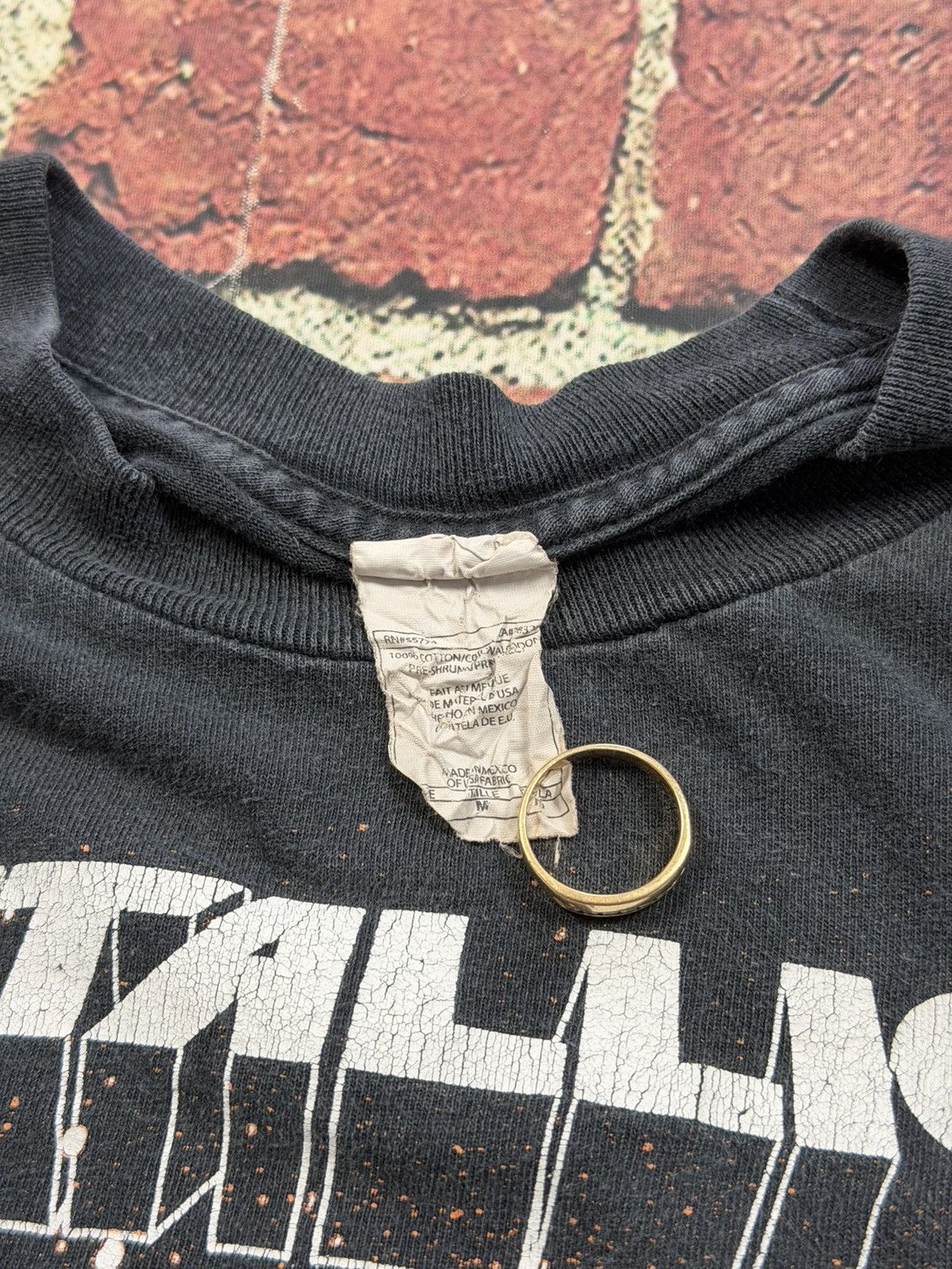 Metallica Vintage METALLICA Band T Shirt Skull Graphic Faded Black y2k Size US M / EU 48-50 / 2 - 6 Thumbnail