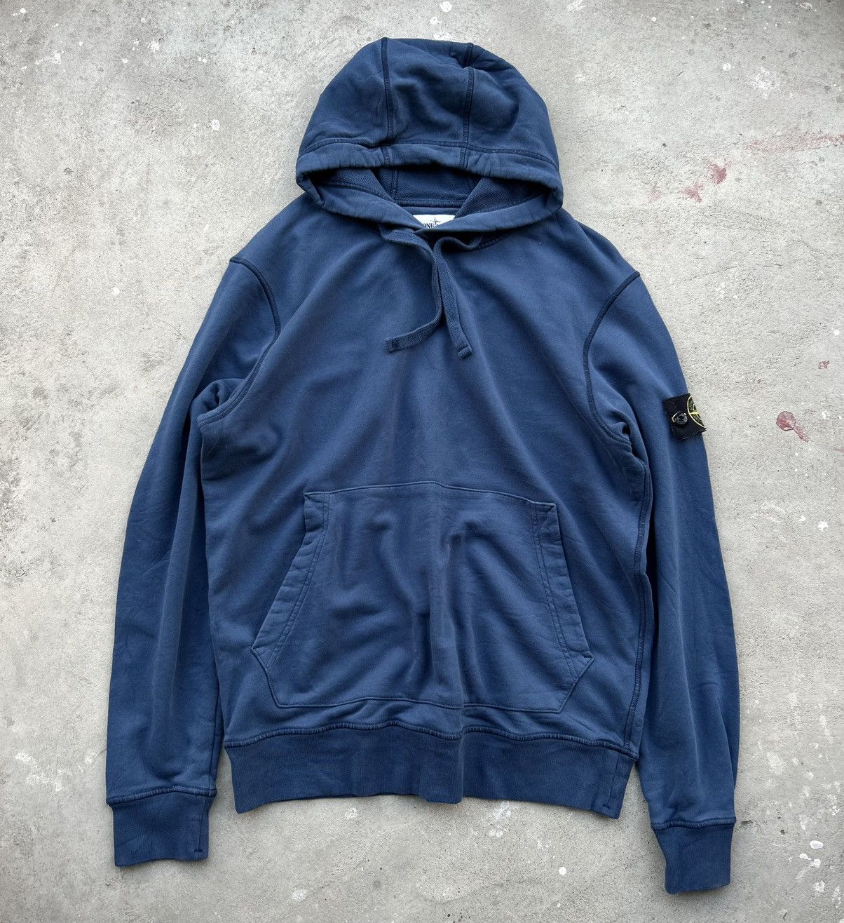 Stone Island STONE ISLAND BLUE LOGO PATCH HOODIE Size US L / EU 52-54 / 3 - 8 Thumbnail