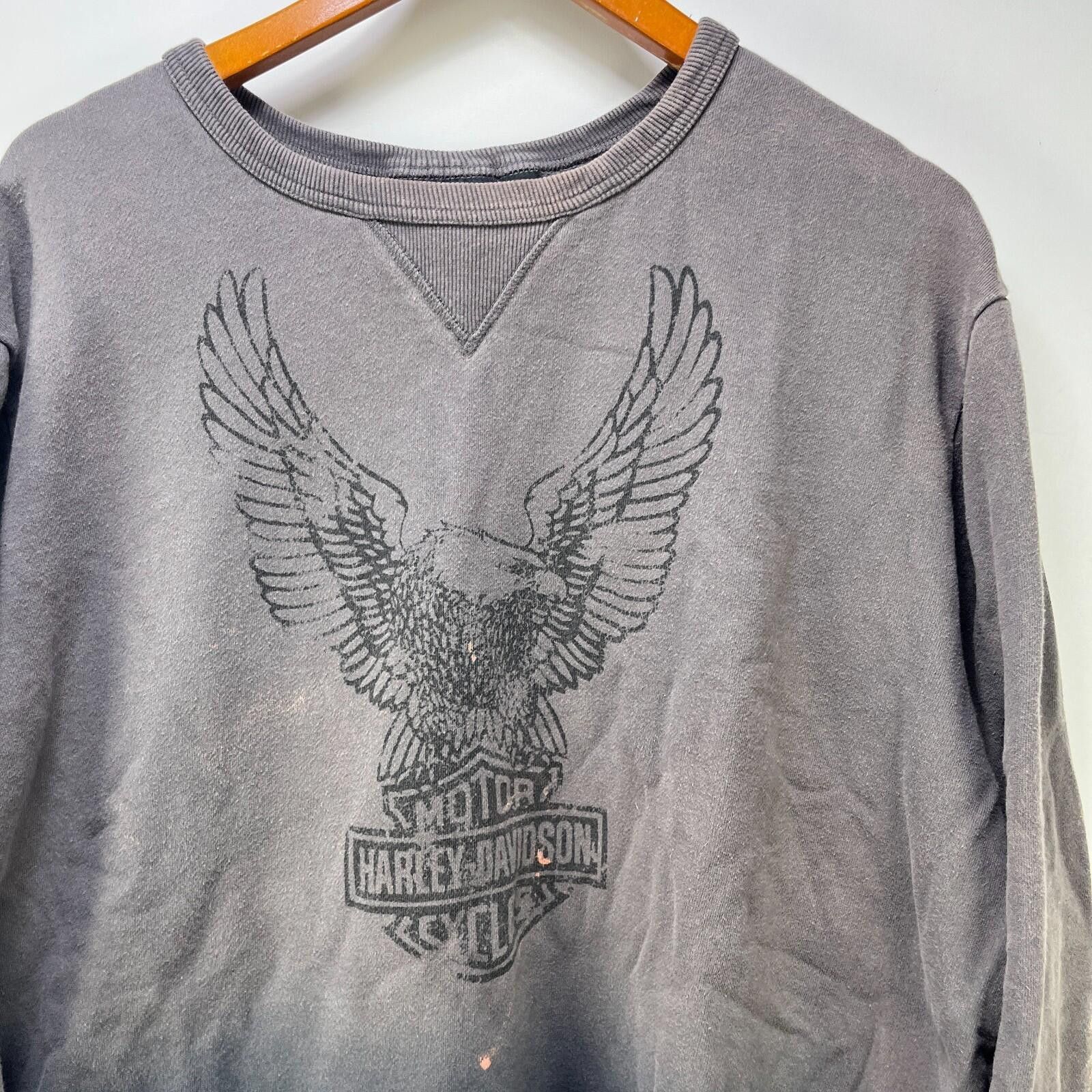 Harley Davidson Vintage Harley Davidson Sun Faded Eagle Sweatshirt XL Size US XL / EU 56 / 4 - 2 Thumbnail