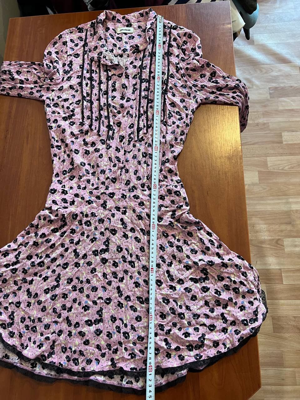 Zadig & Voltaire ZADIG&VOLTAIRE RASPAIL PRINT PINK FLOWERS ART DRESS SIZE S Size S / US 4 / IT 40 - 14 Thumbnail
