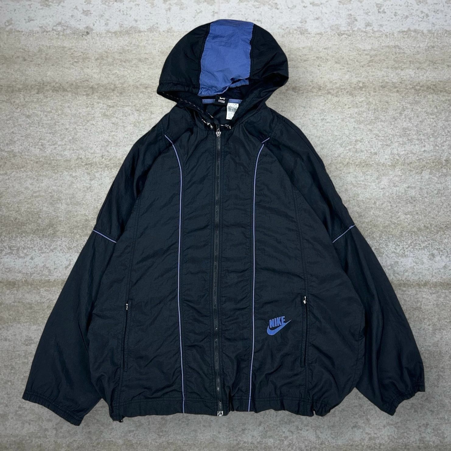 Vintage 90s NIKE ACG Windbreaker Colour Block Spellout Light