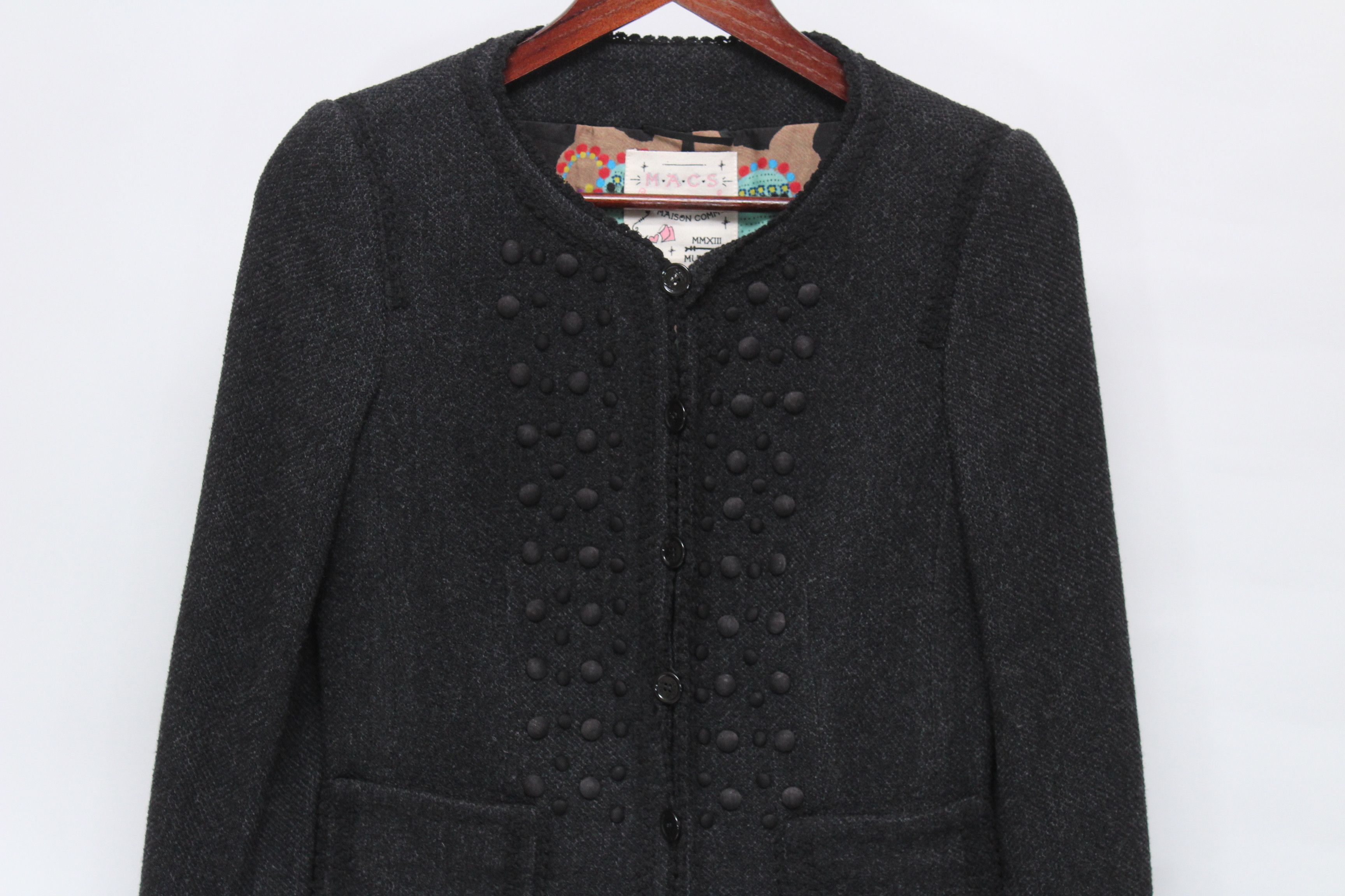 Vintage Maison Common Blazer Jacket Size 34 Size XS / US 0-2 / IT 36-38 - 3 Thumbnail