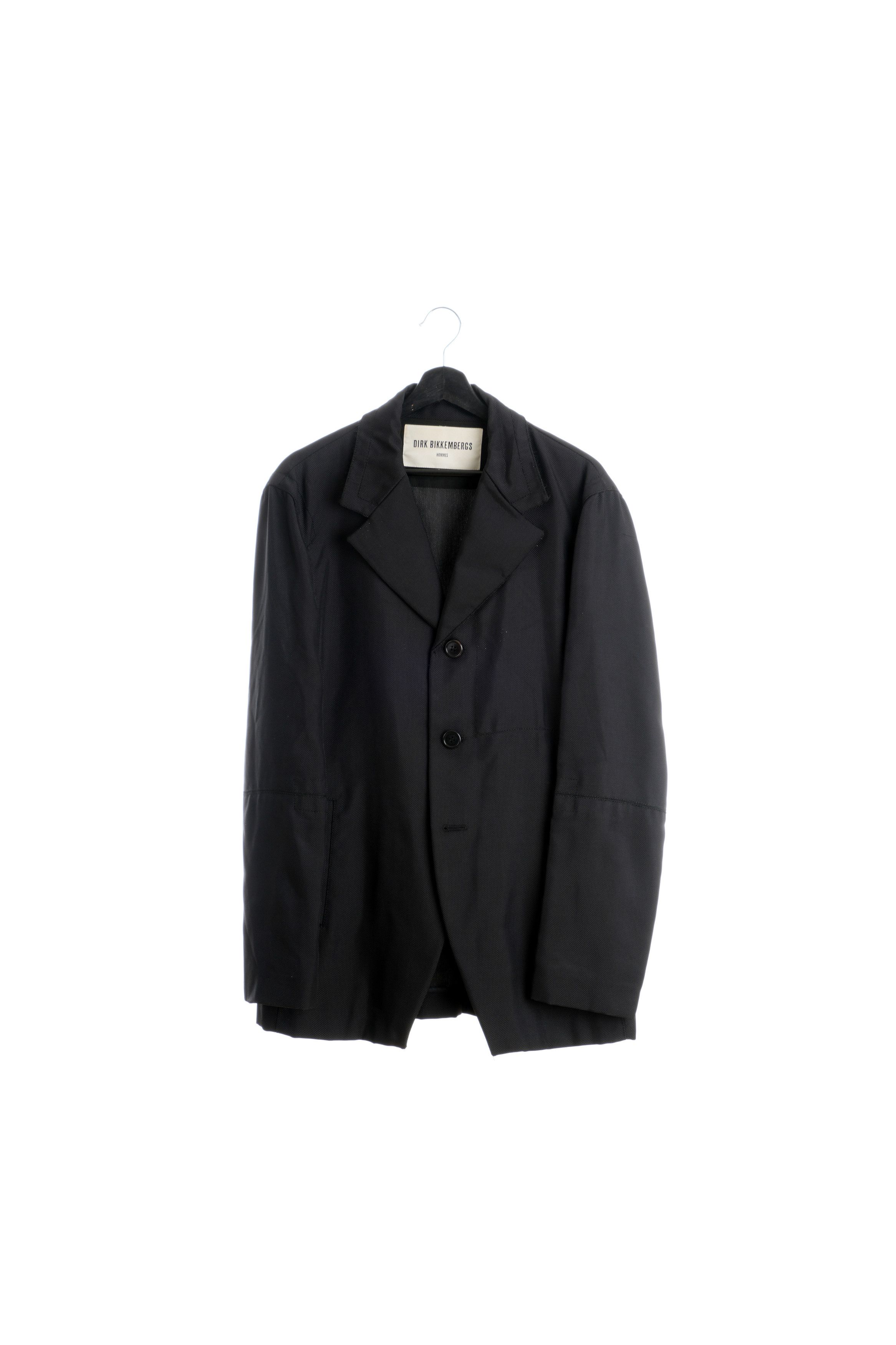 Dirk Bikkembergs Archive Nylon Resin 2B Blazer Jacket Size 40R - 2 Thumbnail