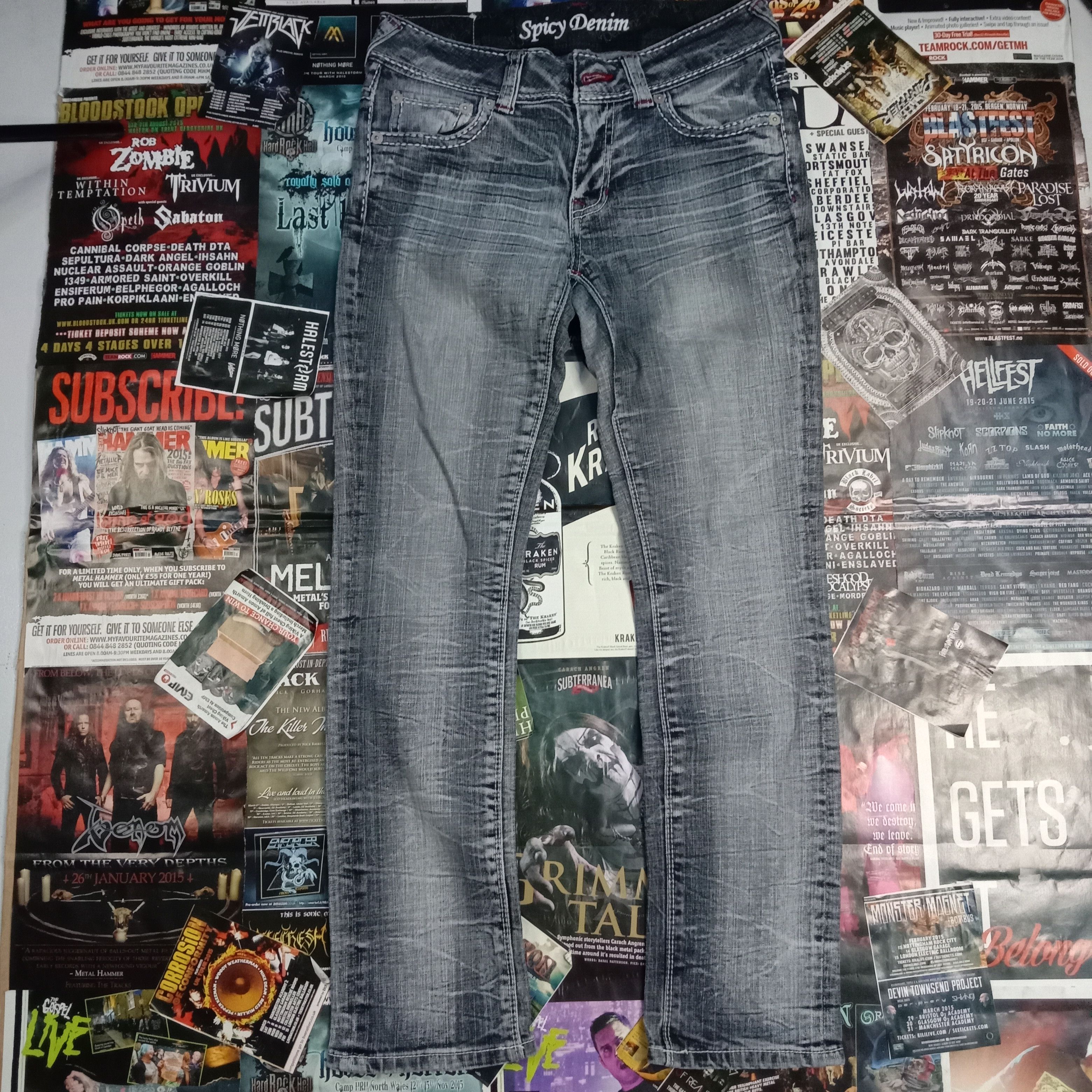 image of If Six Was Nine x Seditionaries Vintage 90's Seditionaries Black Jeans Denim, Men's (Size 30)