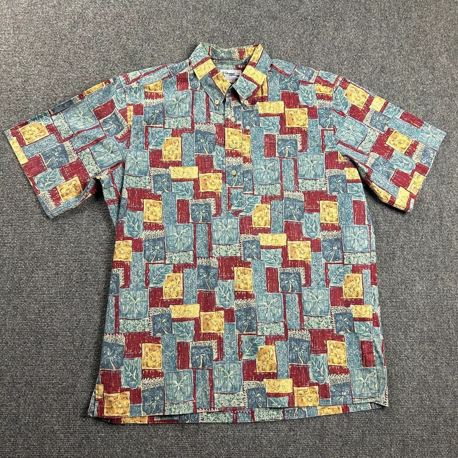 Reyn Spooner × Vintage Vintage Reyn Spooner Shirt Mens Large Hawaiian 90s Size US L / EU 52-54 / 3 - 1 Thumbnail