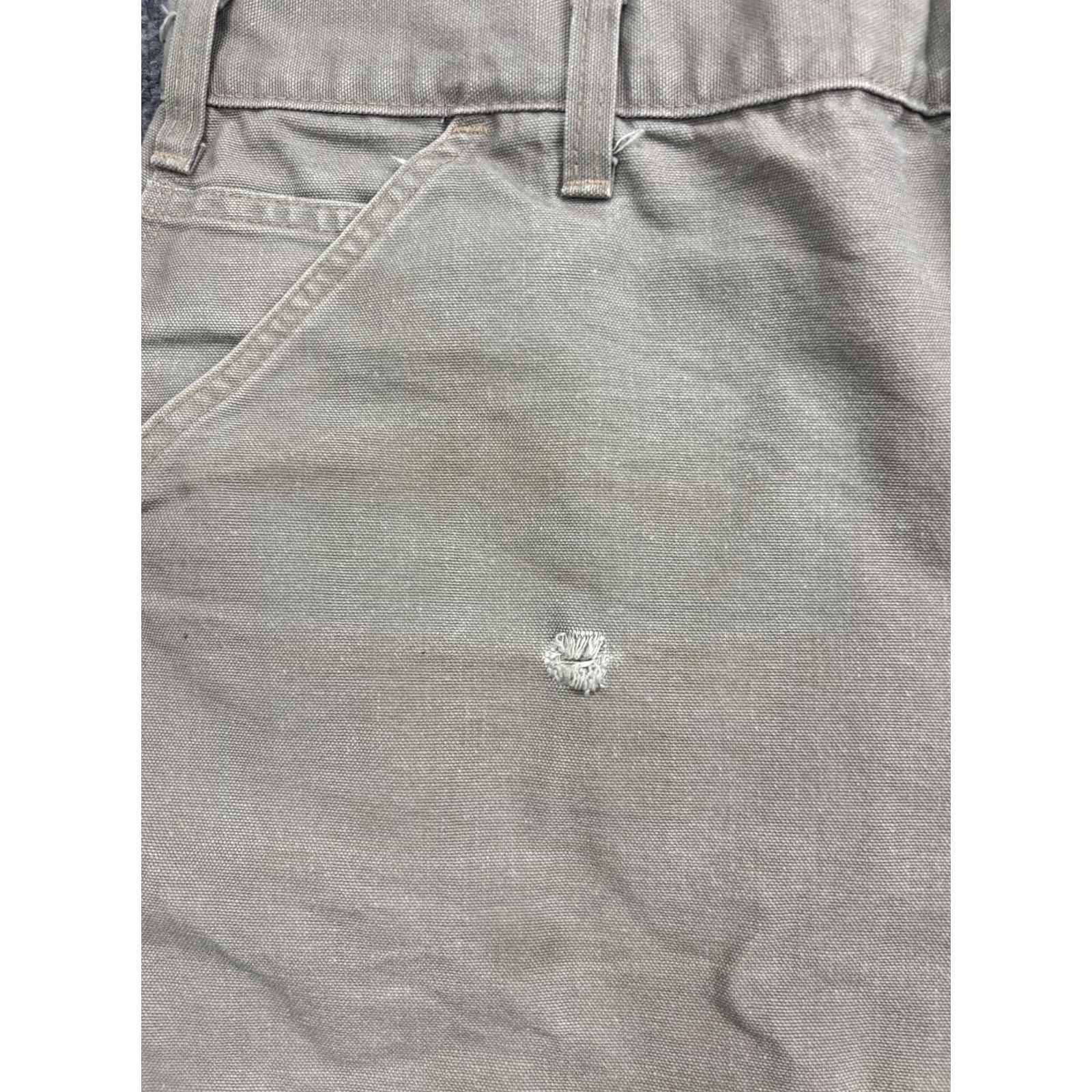 Carhartt VINTAGE Carhartt Cargo Shorts Mens 40 Beige Canvas Work Utility Carpenter B25 Size US 40 / EU 56 - 5 Thumbnail