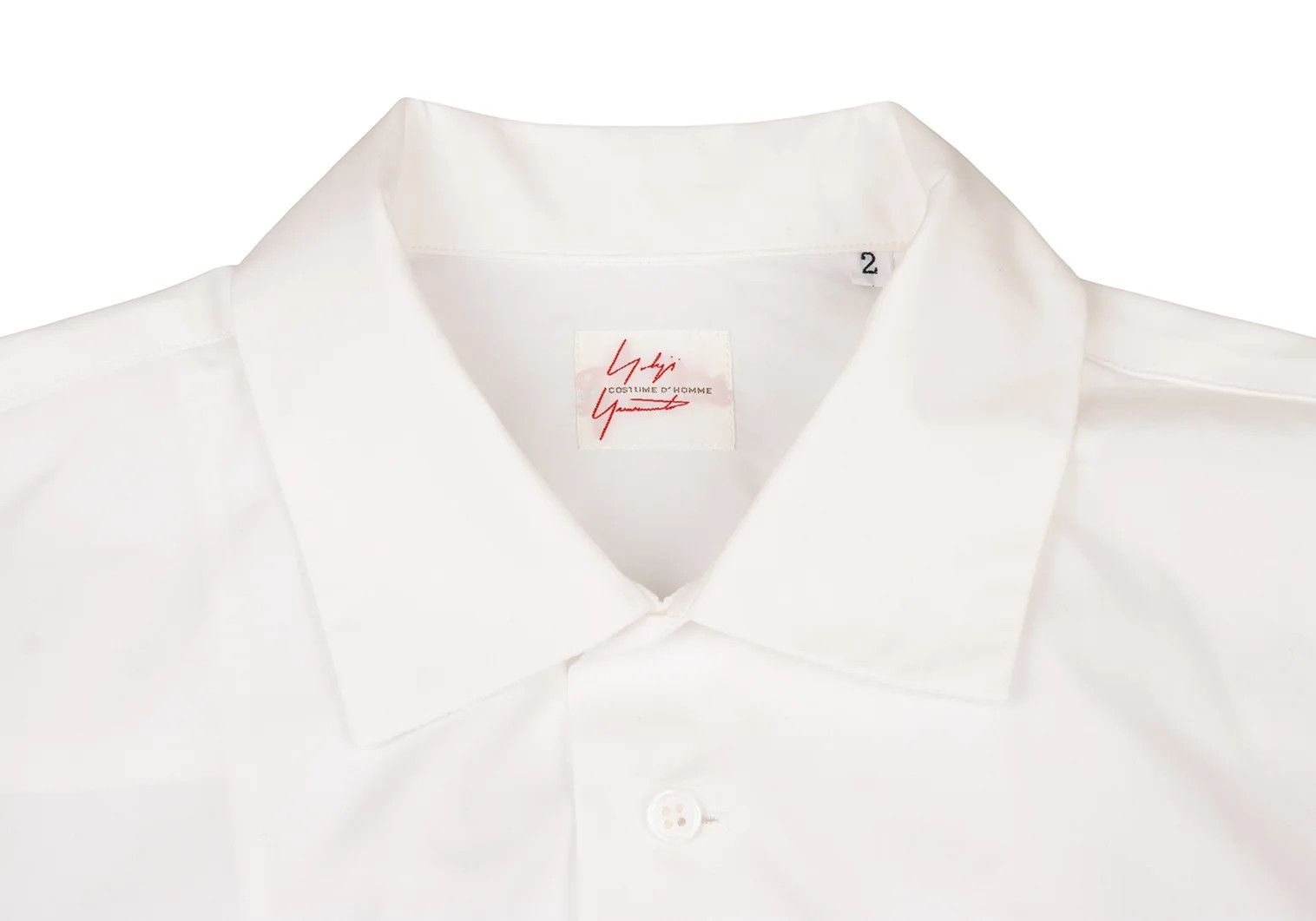 Yohji Yamamoto Yohji Yamamoto Costume D'Homme Open Collar Shirt White Size US S / EU 44-46 / 1 - 5 Thumbnail