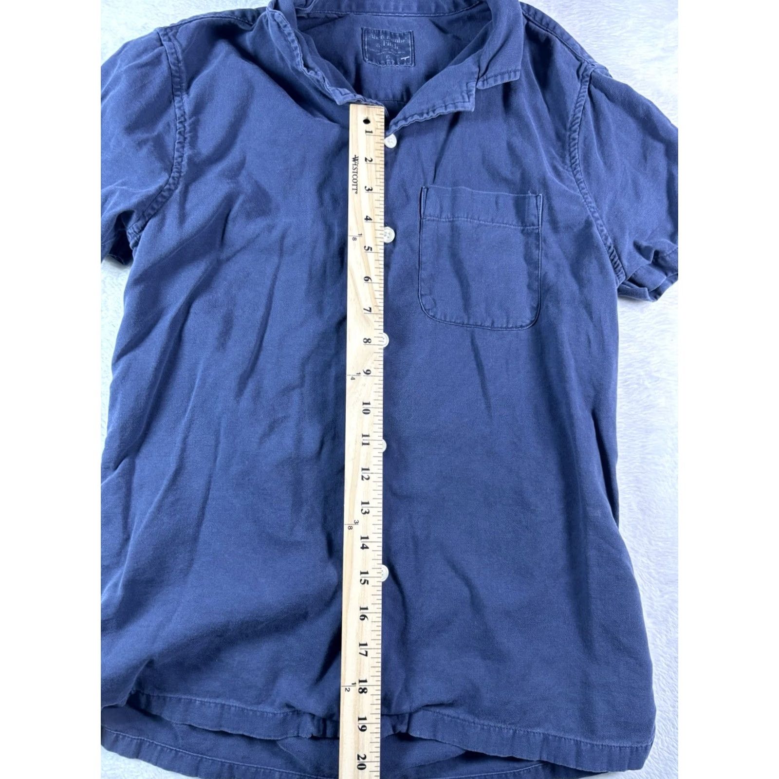 Abercrombie & Fitch VINTAGE Abercrombie & Fitch Linen Blend Navy Blue Button Up Shirt Mens XS Short Sleeve Blue Linen Button-Up Shirt Mens XS Size US XS / EU 42 / 0 - 4 Thumbnail