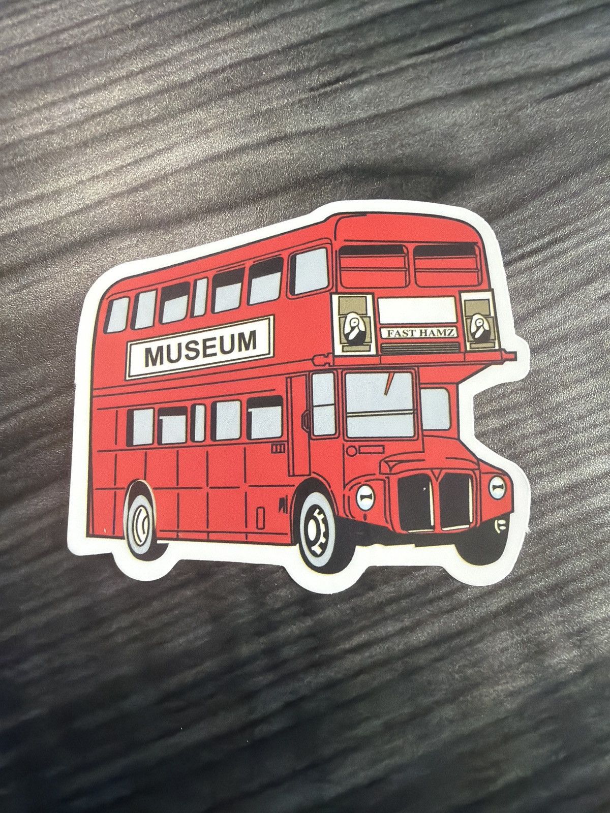 Hypebeast Fast Hamz Museum London Double-Decker Bus Sticker Size ONE SIZE - 1 Thumbnail