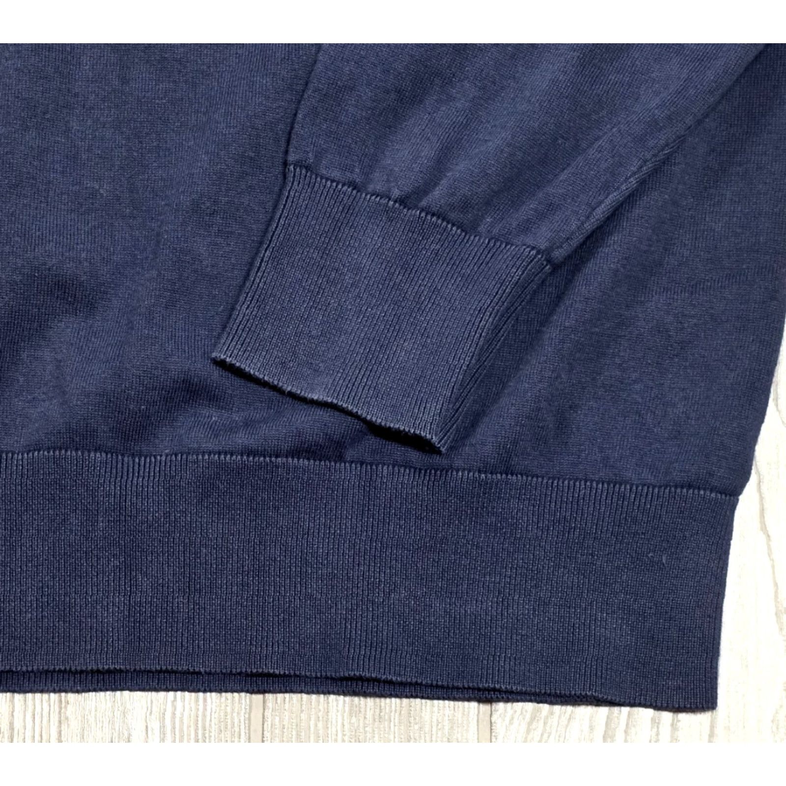 Brooks Brothers Brooks Brothers Supima Cotton Quarter Zip Pullover Knit Sweater Mens XL Blue Size US XL / EU 56 / 4 - 4 Thumbnail