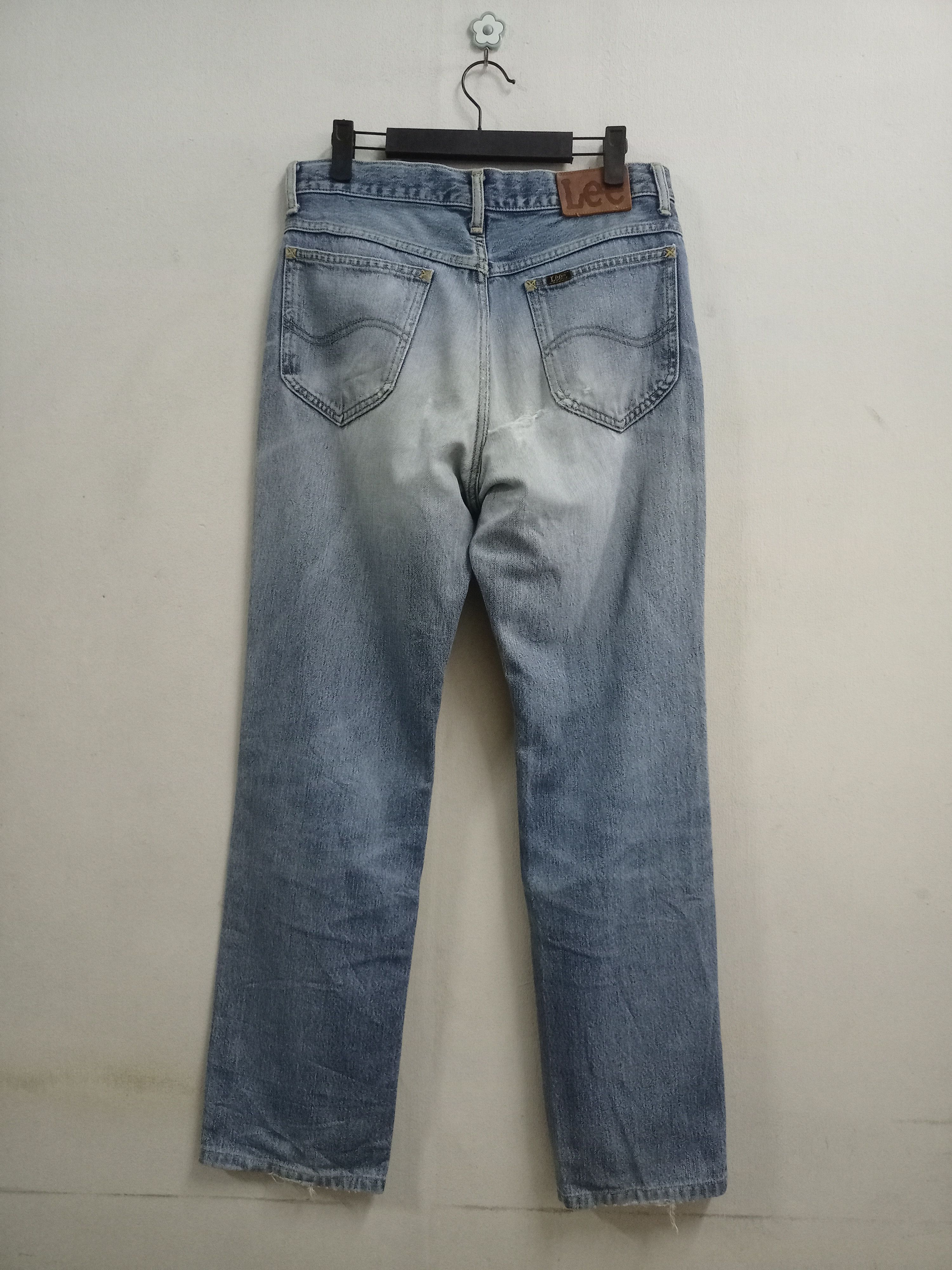 Lee Vintage Japanese Lee Riders Faded Wash Ripped Loose Jeans Size US 31 - 2 Thumbnail