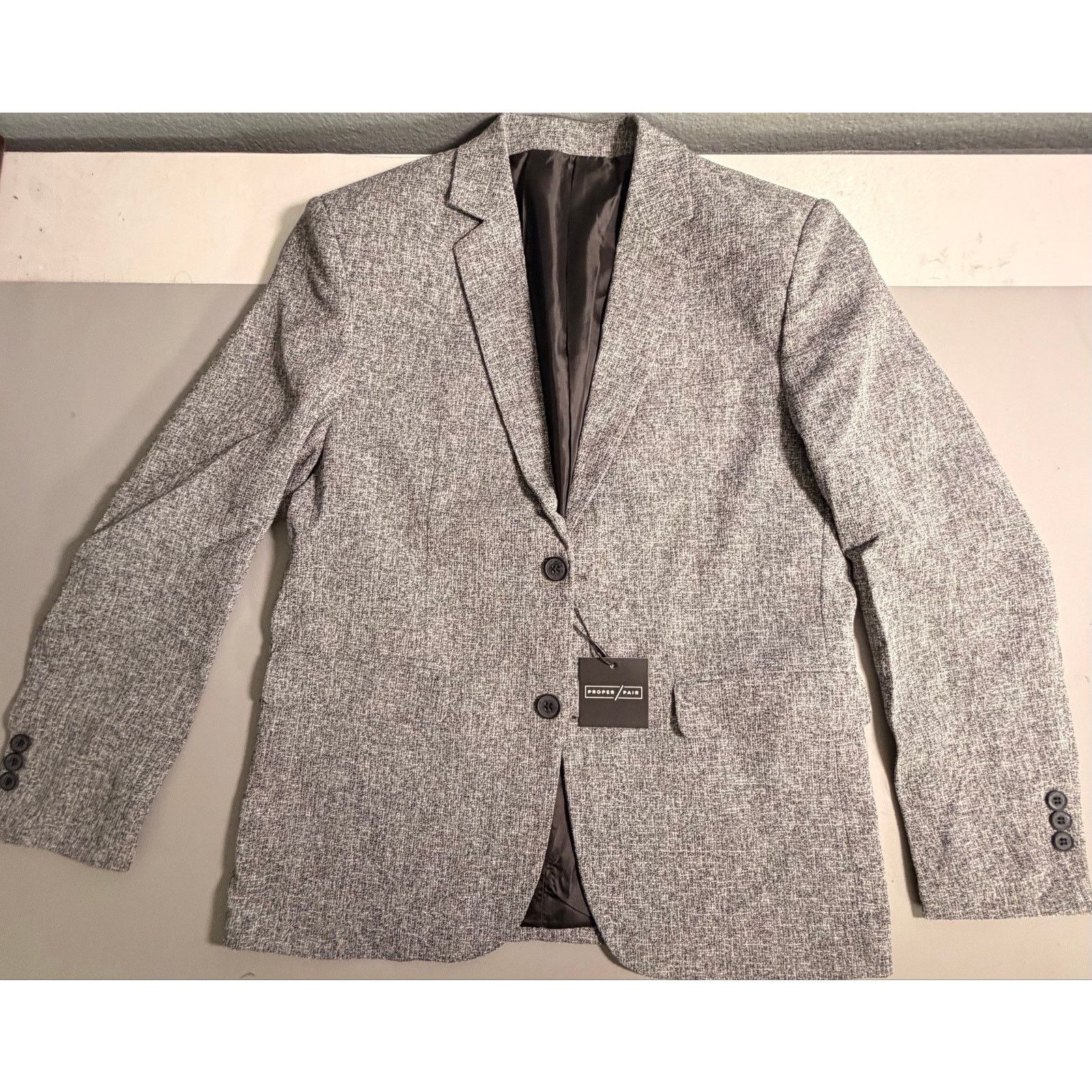 0 Proper Pair Men’s Blazer Sport Coat Jacket Gray Size XS Size US XS / EU 42 / 0 - 1 Thumbnail