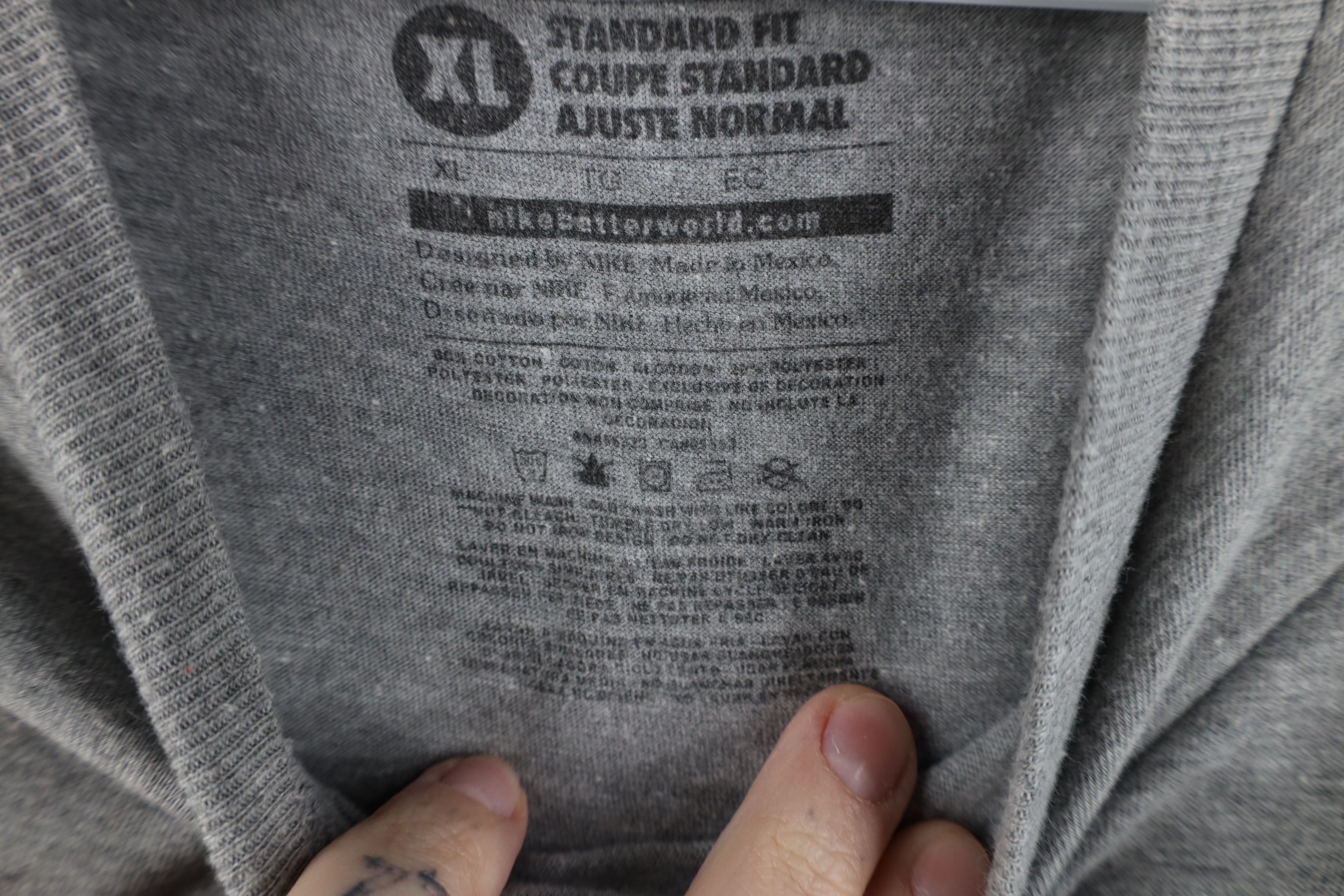 Nike × Vintage Nike Duke University Golf Short Sleeve T-Shirt Heather Gray Size XL / US 12-14 / IT 48-50 - 7 Thumbnail