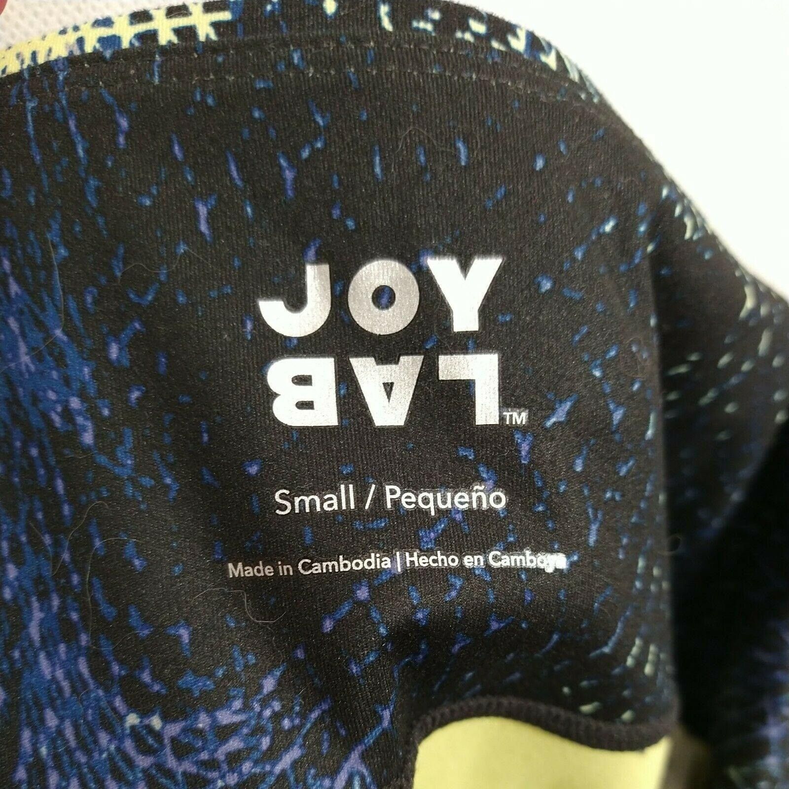 Other Joy Lab Leggings Ankle Pants Women Size S Blue Neon Yoga Size 23" - 6 Thumbnail