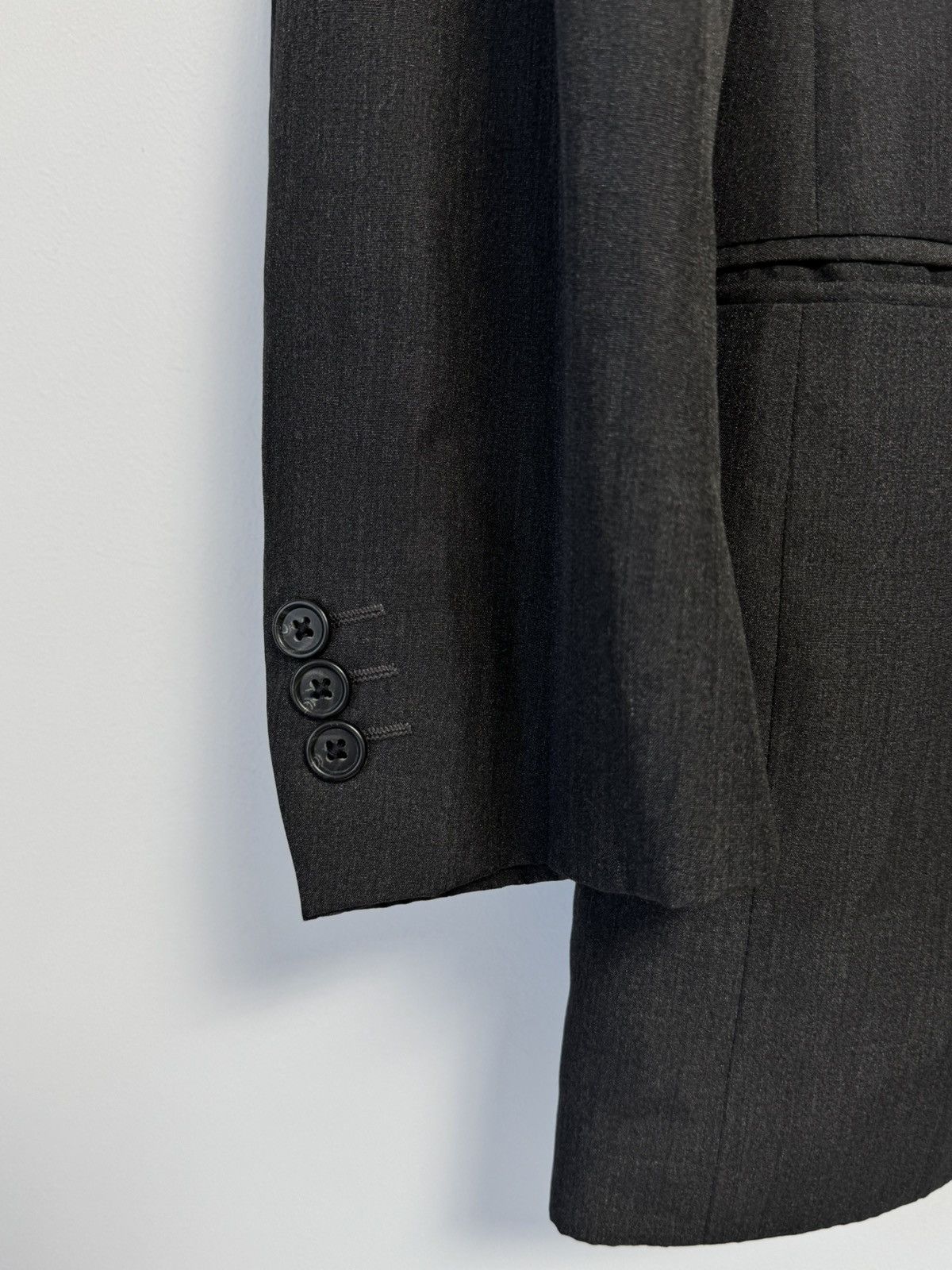Corneliani Corneliani Men's 50R Blazer Wool Silk Check Made in Italy Size 50R - 6 Thumbnail