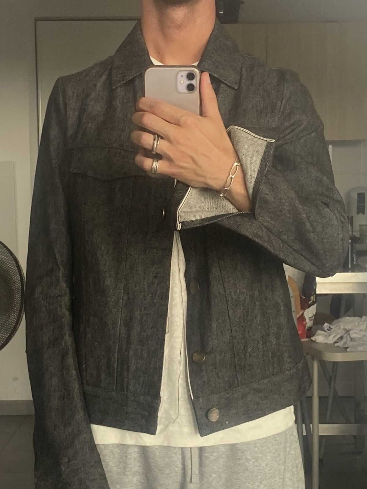 Cedric Jacquemyn Denim jacket Size US S / EU 44-46 / 1 - 4 Thumbnail
