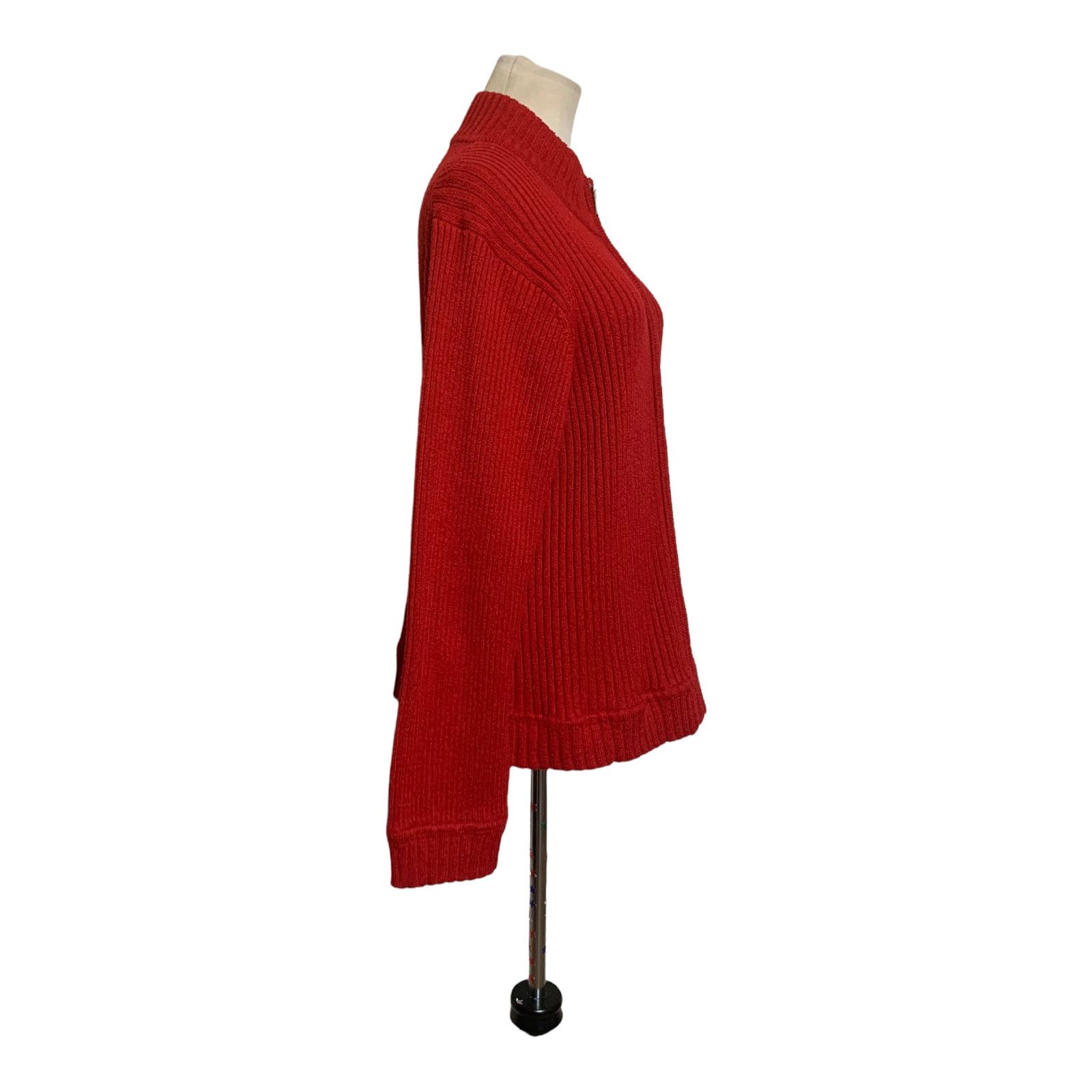 Liz Claiborne Liz Claiborne long sleeves zippered sweater jacket size XL Size XL / US 12-14 / IT 48-50 - 5 Thumbnail