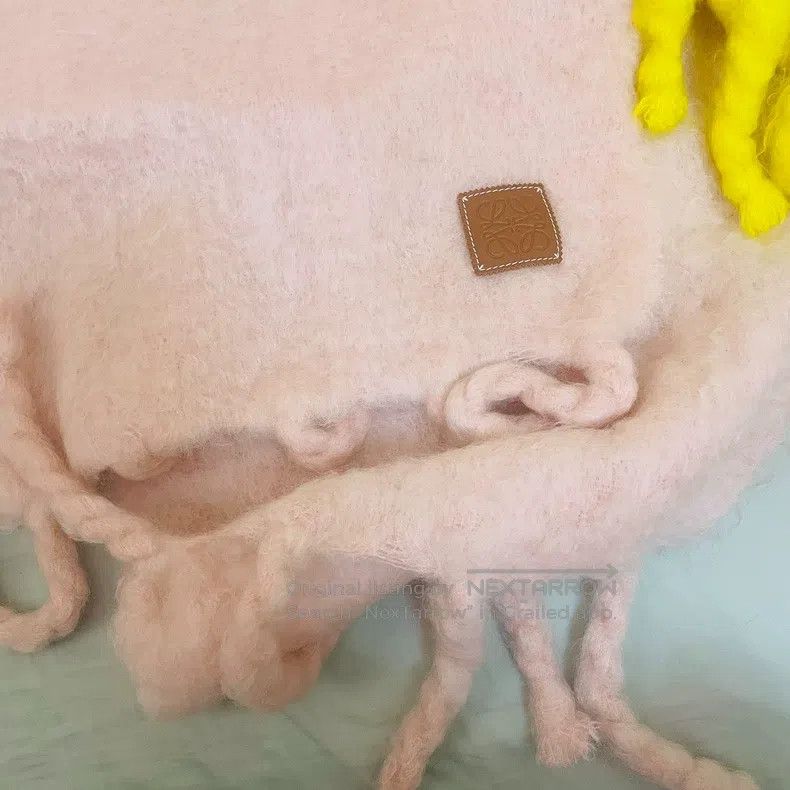 Loewe Loewe Mohair wool scarf Size ONE SIZE - 2 Thumbnail