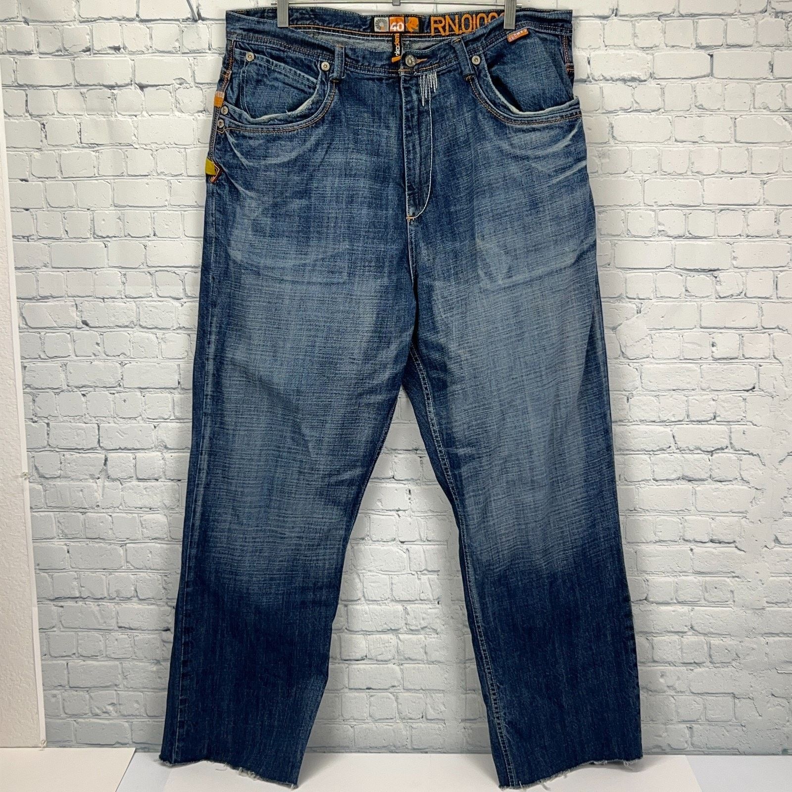 Akademiks Vintage Y2Ks Akademiks Jeans Blue Denim Hip Hop Rap 40 Size US 40 / EU 56 - 2 Thumbnail