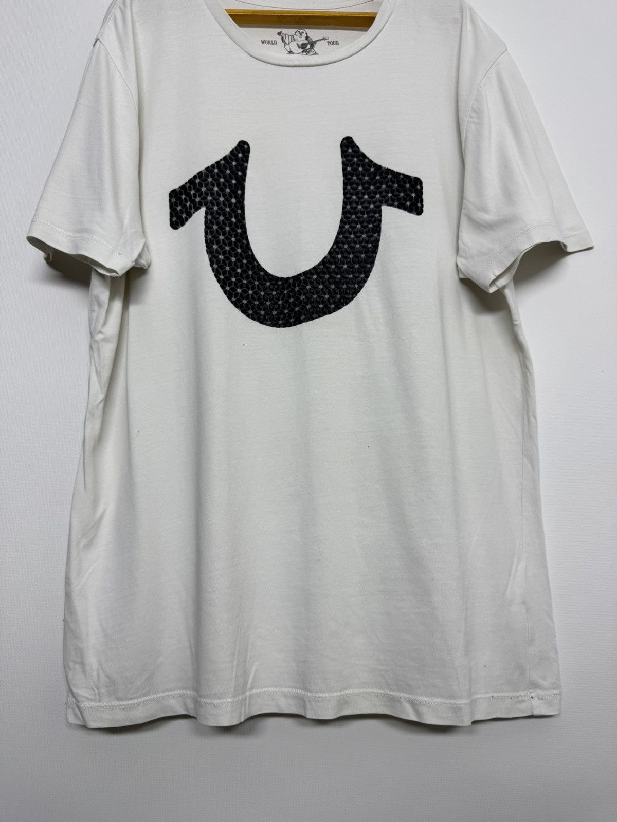 True Religion Vintage True Religion T-Shirt White big logo Size US L / EU 52-54 / 3 - 5 Thumbnail