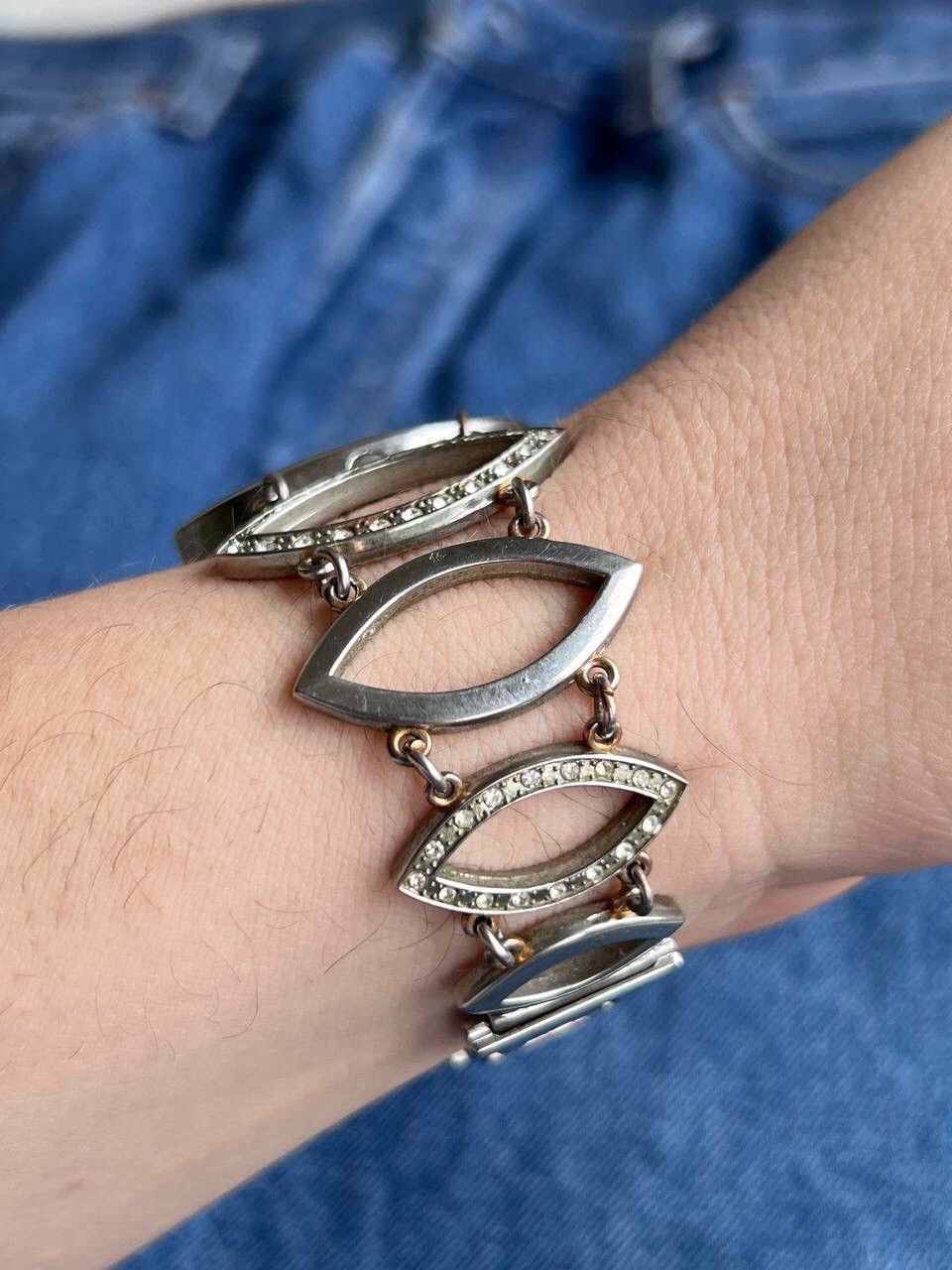 Japanese Brand × Vintage Vintage Japanese style futuristic Link ⛓ Metal Watch Size ONE SIZE - 5 Thumbnail