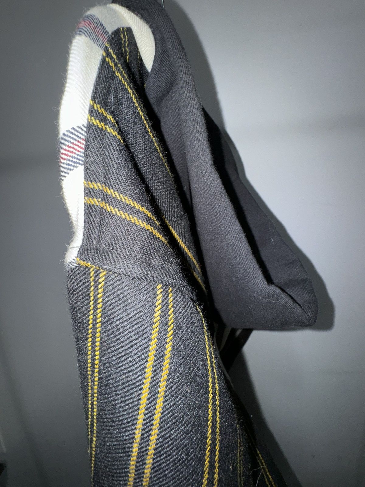 Alexander Wang Men’s Wool Patchwork Hoodie Shirt